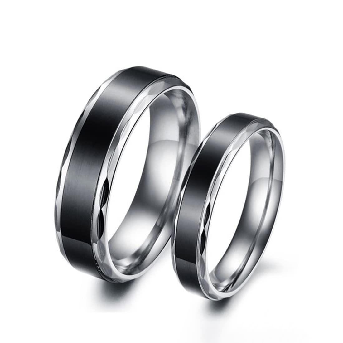 Yellow Chime Rings for Women & Girls - Promise Couple Rings Set | Valentine's Day Proposal Ring for Him & Her | Anniversary & Birthday Gift for Wife/Girlfriend - Perfect for Romantic Occasions, Weddings & Special Moments