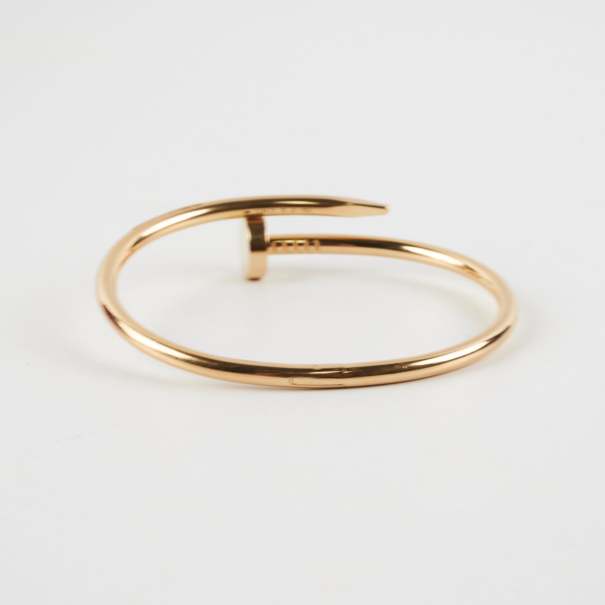 Cartier Juste Un Clou 18K Gold Plated Bracelet Size 17 - Luxury Fashion Jewelry for Women, Perfect for Parties, Weddings & Special Occasions