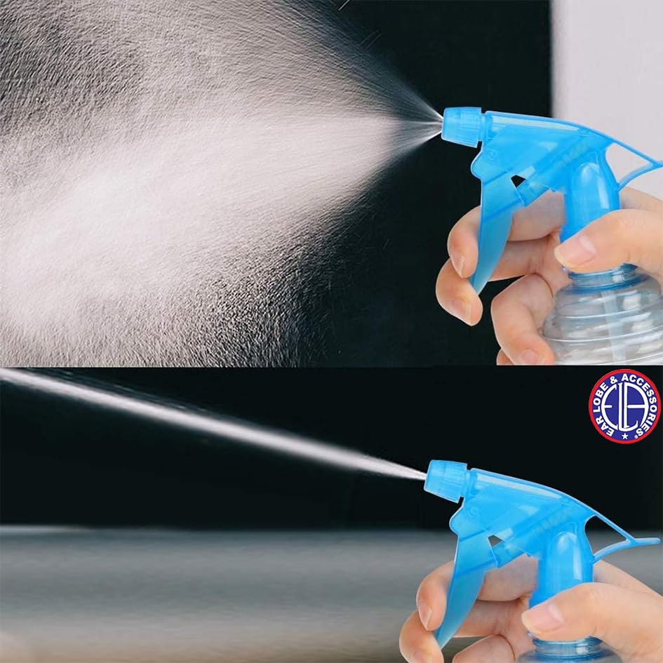 250ml Plastic Hair Spray Bottle for Ear Lobe & Accessories - Professional Salon & DIY Beauty Tool for Styling, Misting Plants, Cleaning Solutions