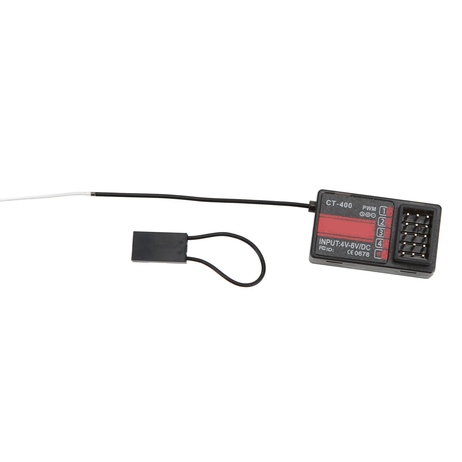HOTRC CT-400 2.4GHz RC Receiver for Cars - Stable Control, Premium Plastic, Compatible with CT-400 Transmitters | Perfect for RC Racing, Drifting & Off-Road Adventures