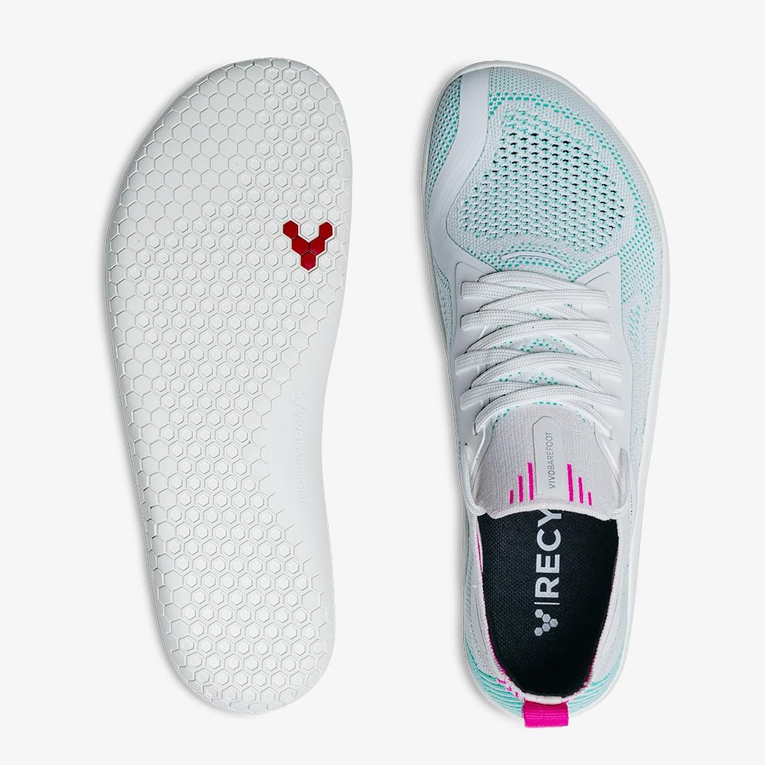 Vivobarefoot Primus Lite Knit Women's Barefoot Training Shoes | Ultra-Lightweight Minimalist Footwear for Strength, Balance & Mobility | Wide Fit Grounding Shoes for Yoga, Gym & Outdoor Activities | Flexible Zero-Drop Design