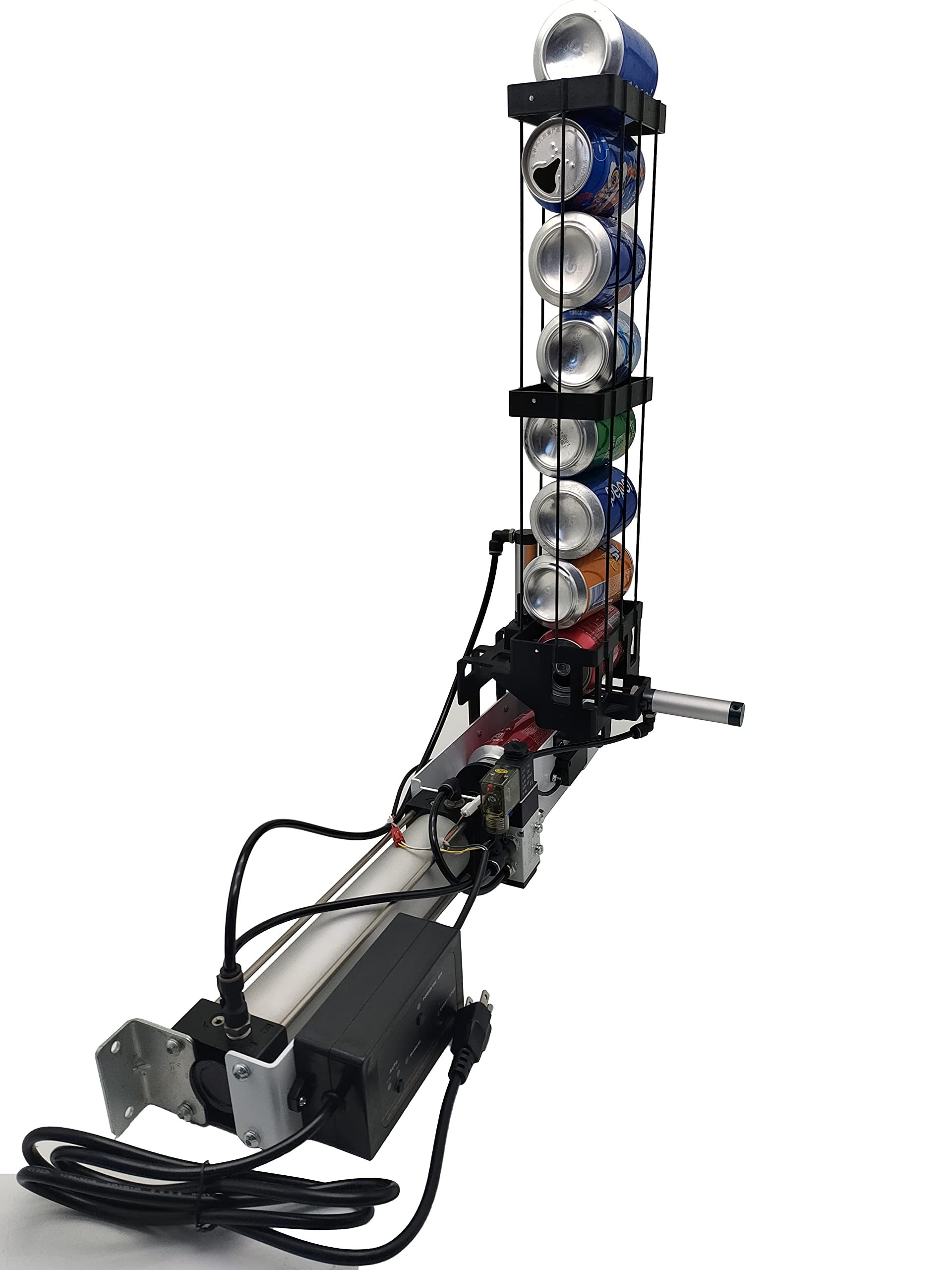 Full Automatic Heavy Duty Can Crusher - Efficient Soda Beer Smasher for Aluminum Cans, Eco-Friendly Recycling Tool for Home, Garage & RV Use