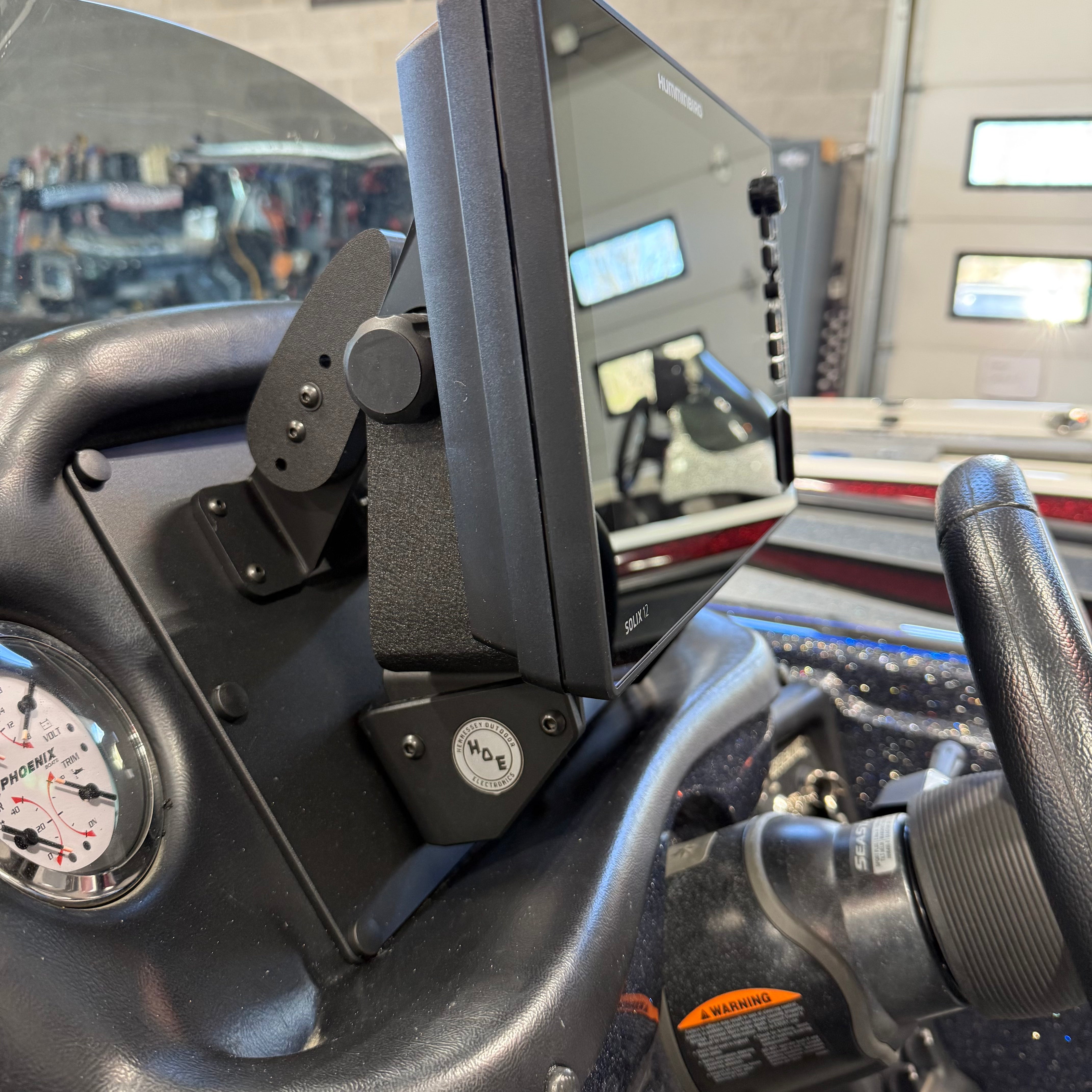 H.O.E. Single Console Mount System for 2017 Phoenix 919 Pro - 3 Gauge Panel (12.5