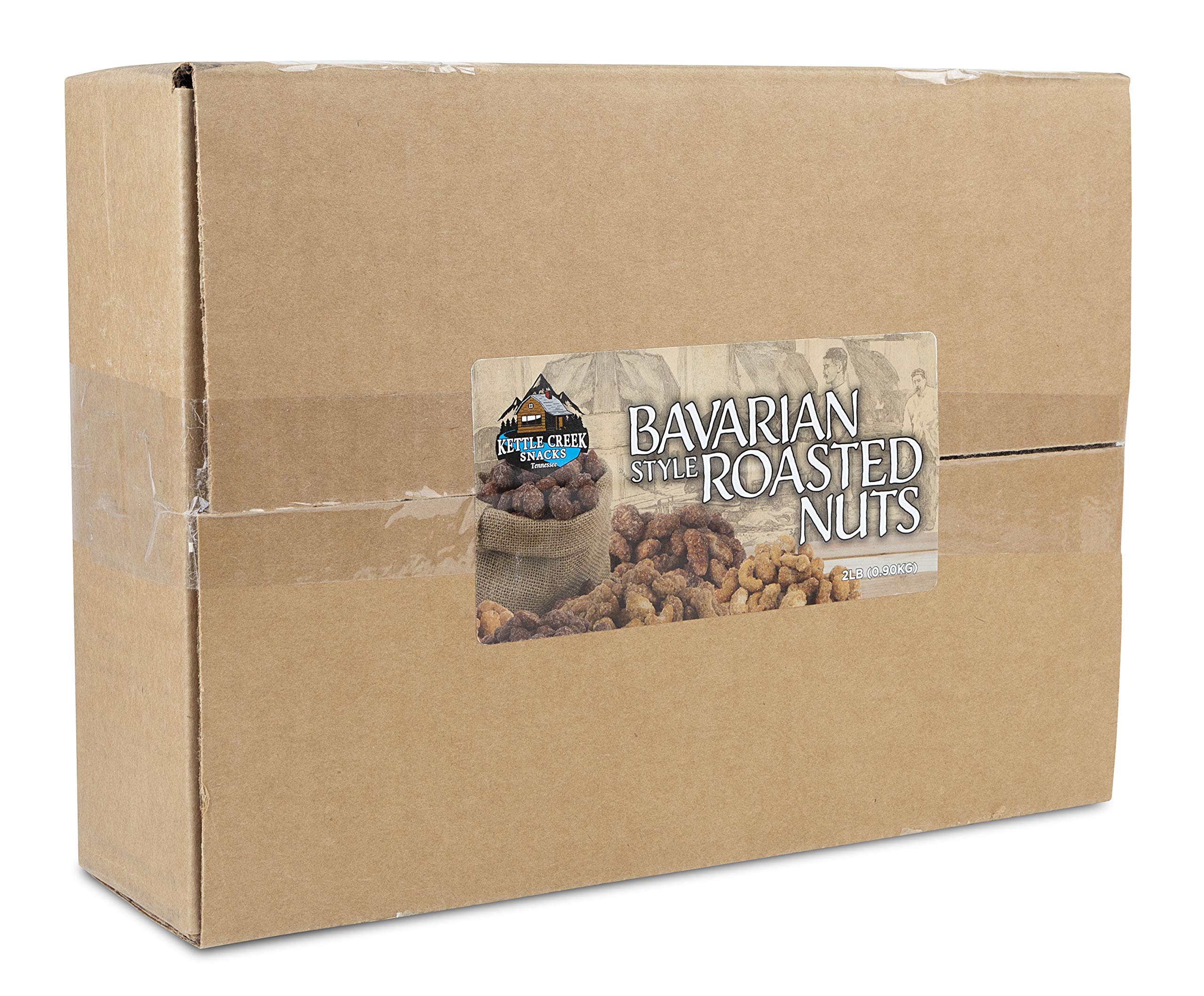 Kettle Creek Snacks Cinnamon Roasted Pecans - Non-GMO, Gluten-Free, 2 Pound Resealable Bag - Healthy Snack for Parties, Gifts & On-the-Go