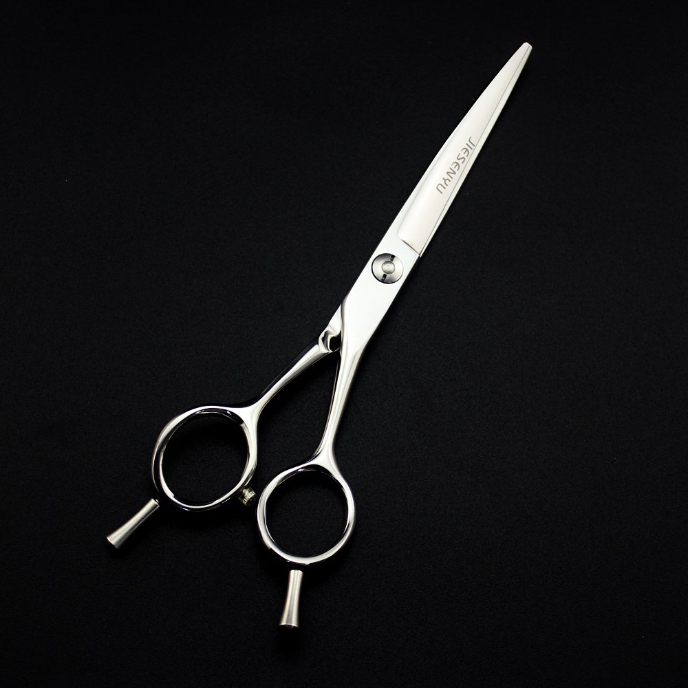 Professional 6.0 Inch Hairdressing Scissors - Japanese Stainless Steel Barber Shears with Curved Blades for Precision Hair Cutting | Perfect for Salons, Stylists & Home Haircuts