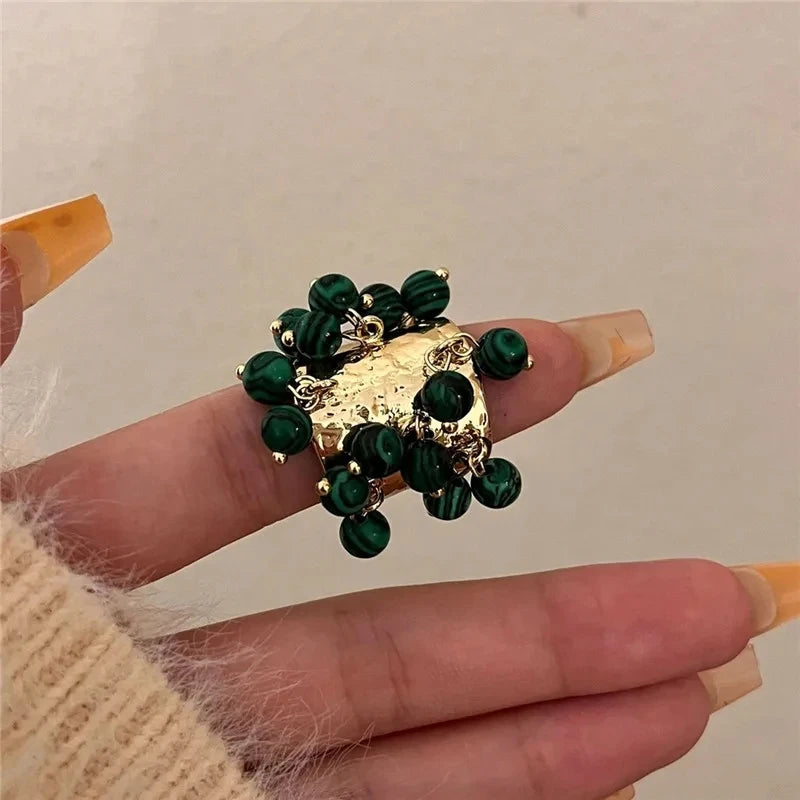Natural Malachite Stone - Genuine Green Gemstone for Jewelry Making, Home Decor & Healing Crystals | Perfect for Necklaces, Bracelets & Spiritual Practices