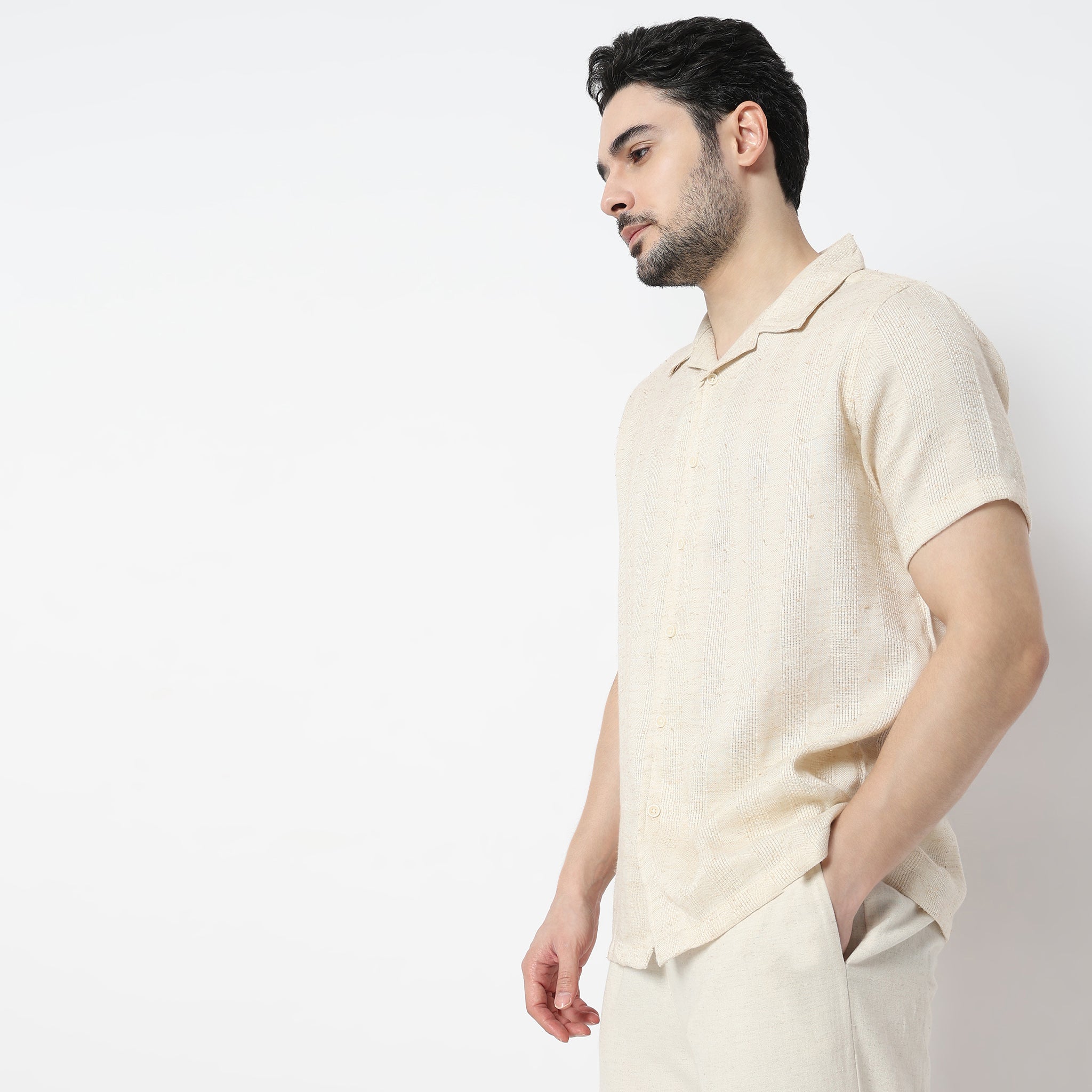 Stylish Half Sleeve Camp Collar Shirt for Men & Women | Casual Summer Beachwear | Perfect for Vacations, Outdoor Adventures & Date Nights