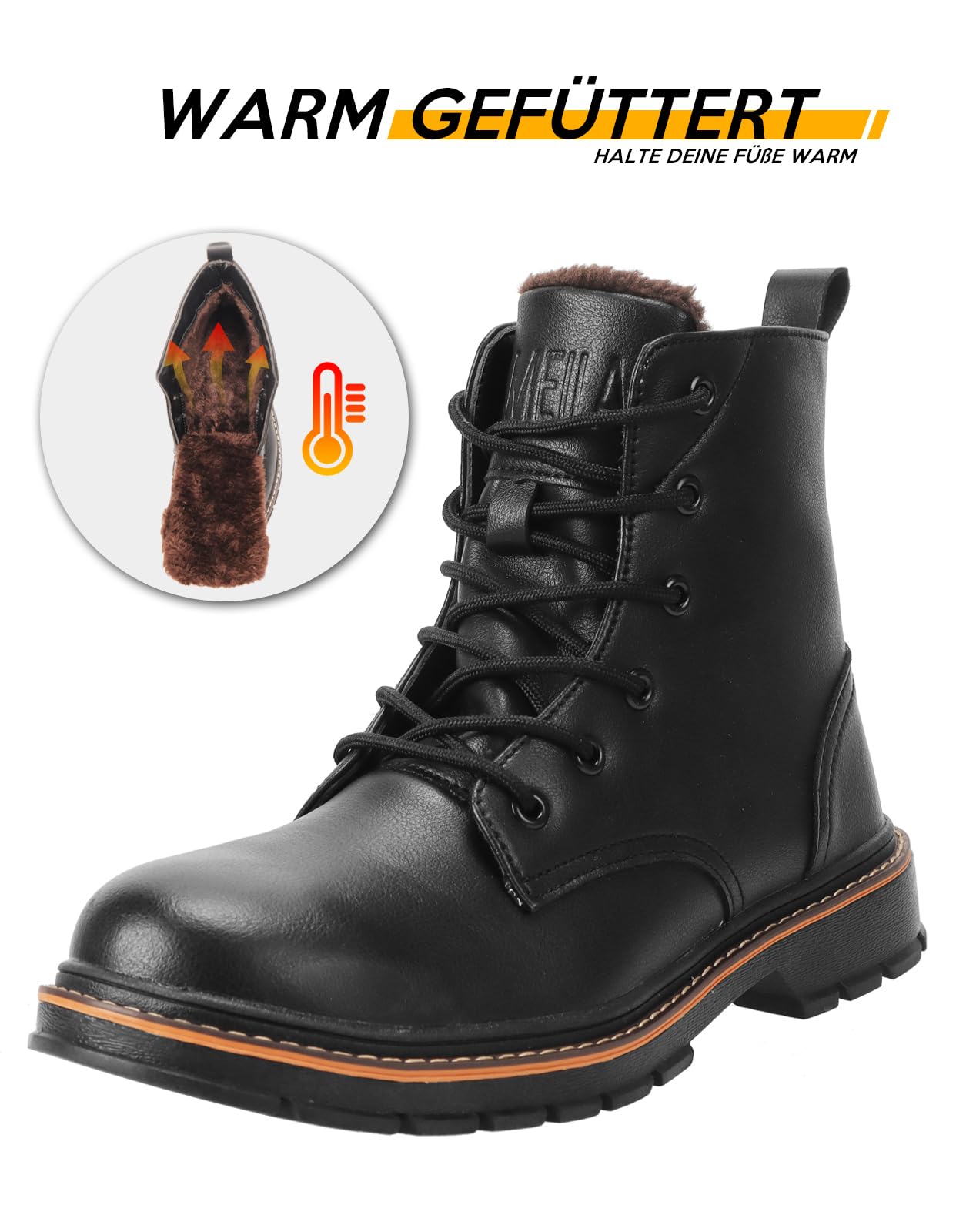 OWIF Winter Boots for Women & Men - Waterproof Snow Boots with Warm Lining, Non-Slip Hiking & Trekking Shoes - Perfect for Outdoor Winter Activities, Snow Hiking, and Cold Weather Adventures