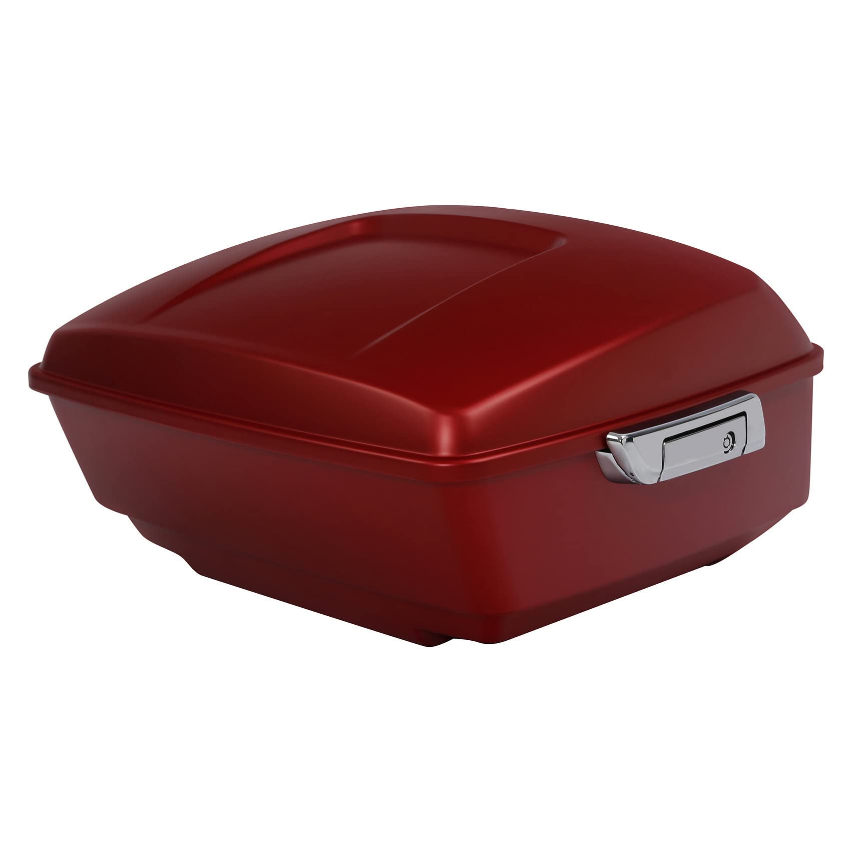 HR3 Color-Matched Wicked Red Denim 13.7 Inch King Tour Pack Luggage with Latches & Keys - Compatible with 2014+ Harley Touring Road King, Road Glide, Street Glide, Electra Glide Standard - Perfect for Motorcycle Travel & Storage Accessories
