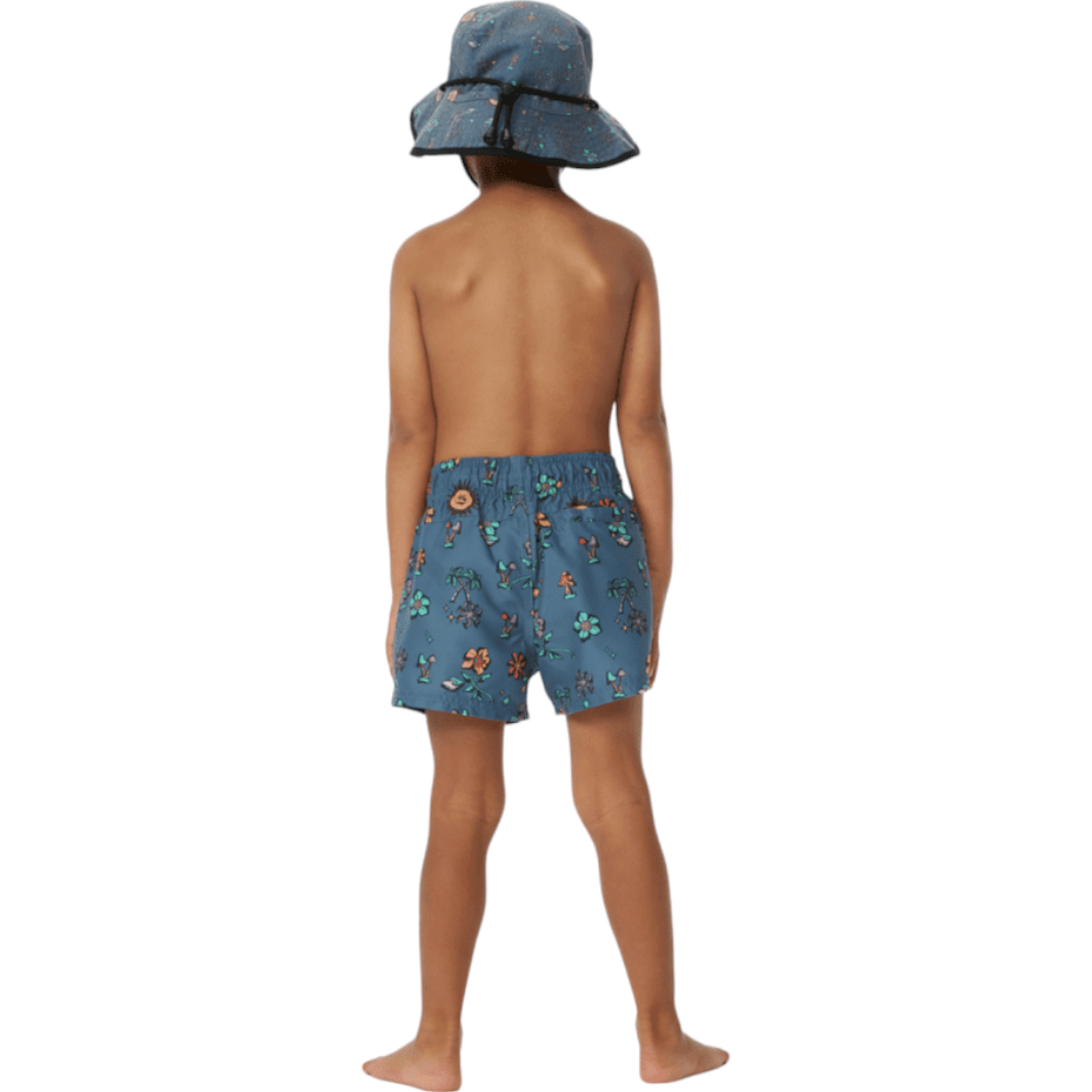Rip Curl Mystic Waves Sun Volley Boys' Swim Trunks (1-8 Years) - Perfect for Beach, Pool & Summer Water Activities