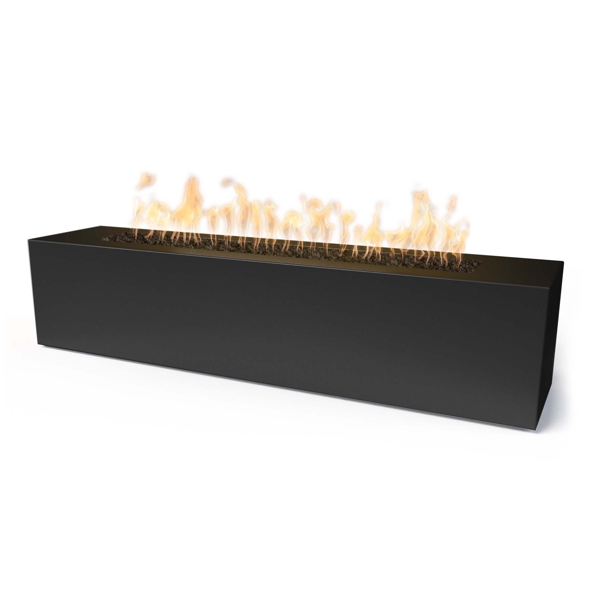 Powder Coated Linear Outdoor Fire Pit - Modern & Durable Backyard Fireplace for Patio, Garden, and Camping - Perfect for Gatherings & Relaxation