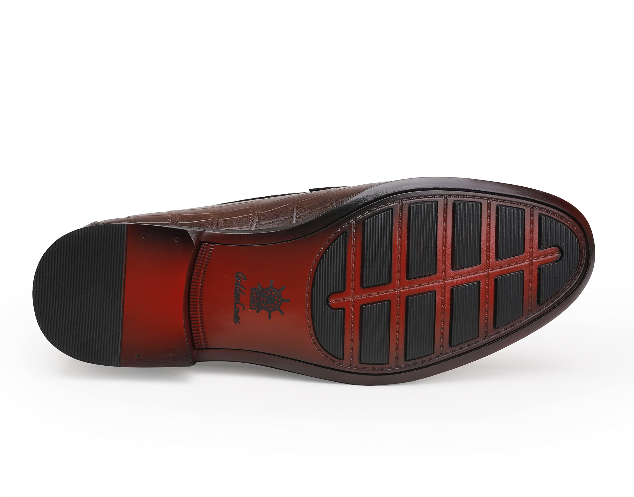 Premium Men's Leather Dress Shoes - Black Crocodile Print Business Loafers for Formal & Casual Wear | Slip-On Comfort for Office, Parties & Special Events