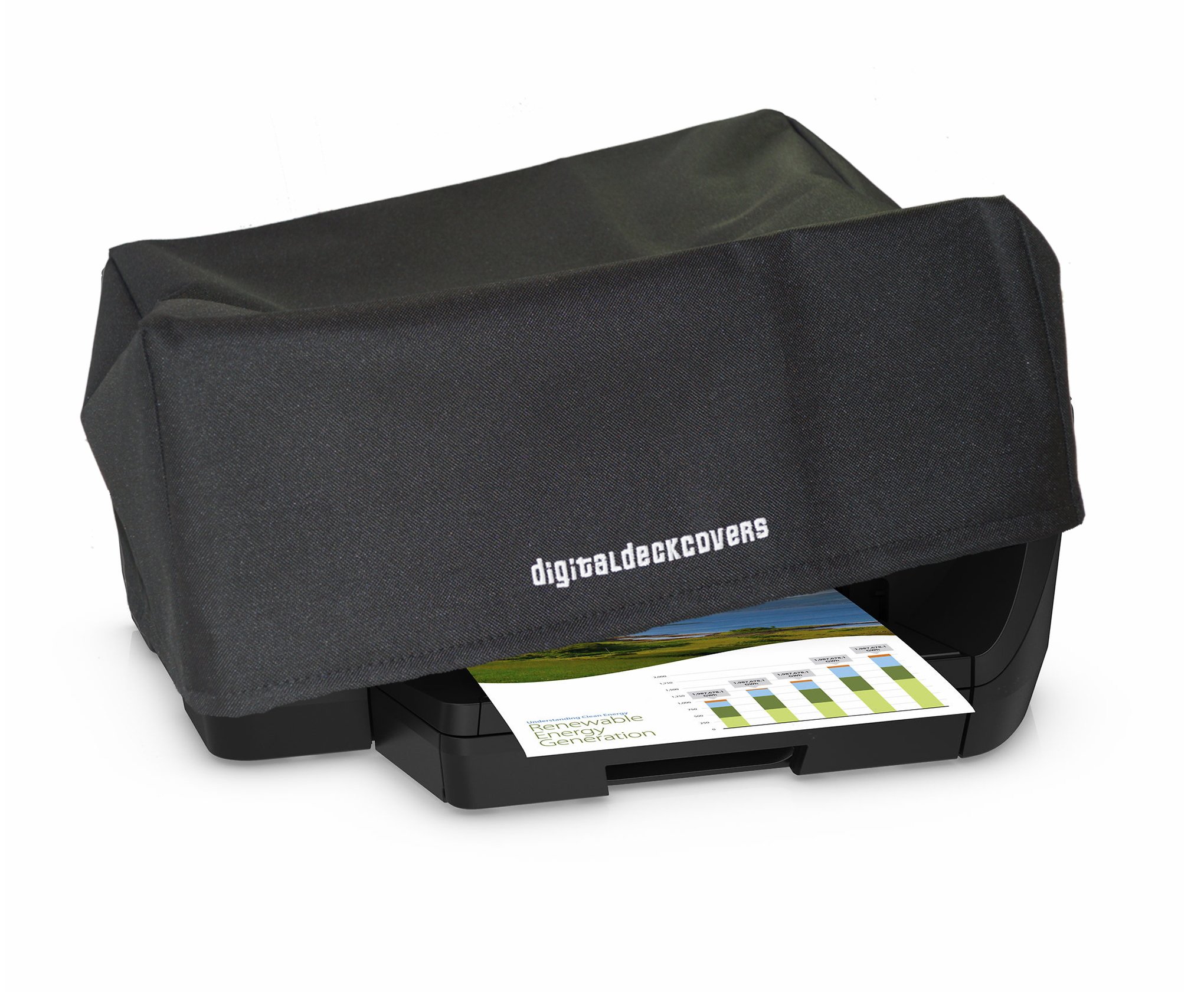 HP OfficeJet Pro Printer Dust Cover - Waterproof & Anti-Static Protector for Models 6830, 6835, 6950-6978 | Heavy Duty Fabric | Perfect for Home & Office Use | Black