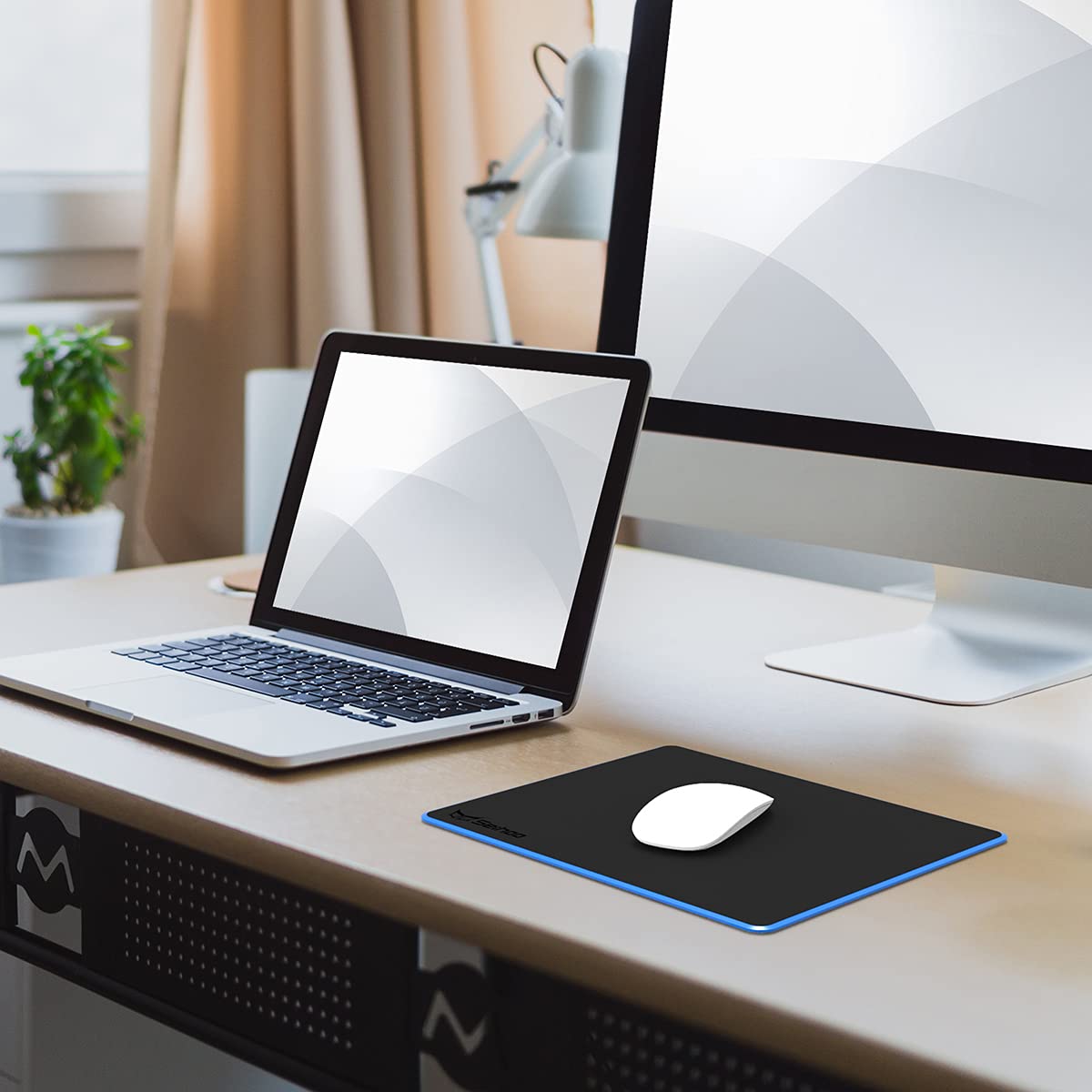 Premium Esports Hard Mouse Pad - Ultra Smooth Plastic Resin Surface, Waterproof & Odorless - Fast & Precise Tracking for Gaming & Office Use - Perfect for PC, Laptop, Workstation & Competitive Gaming Setup