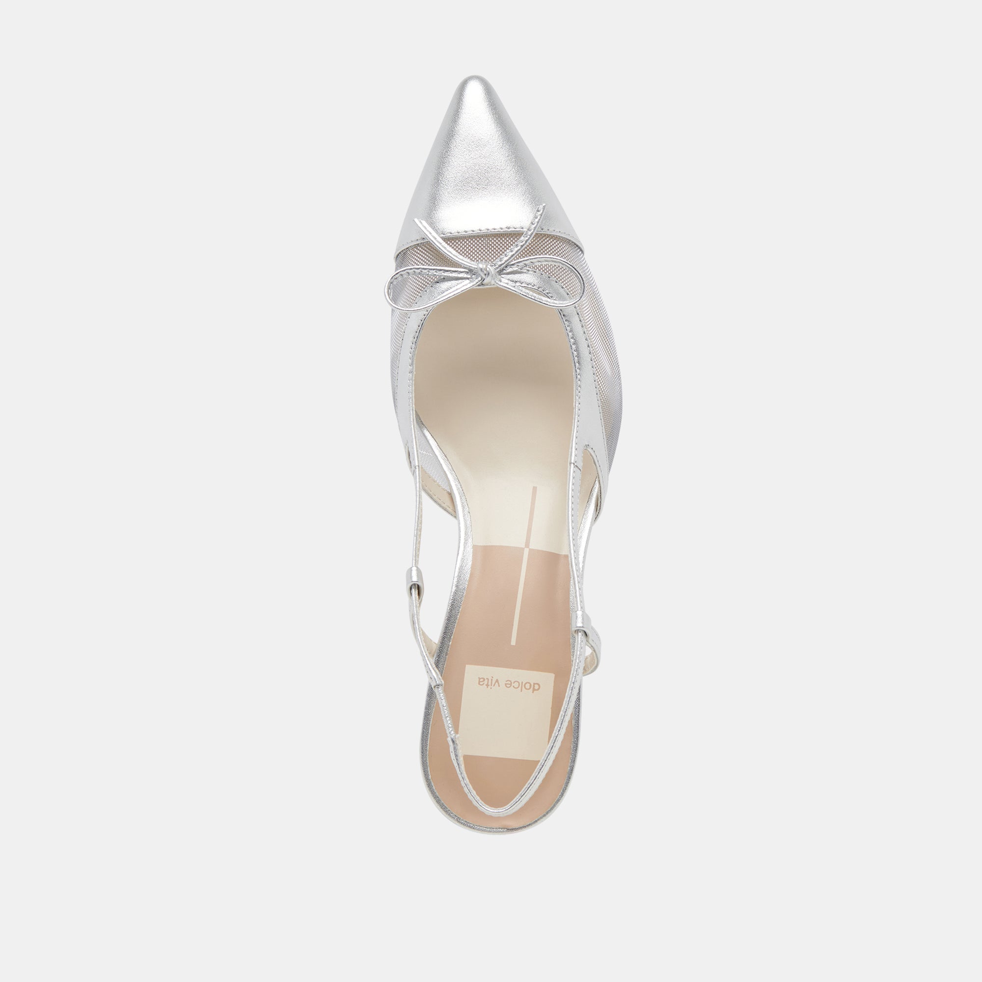 KANDI Women's Silver Mesh High Heels - Elegant Party & Evening Dress Shoes for Weddings, Prom, and Special Occasions