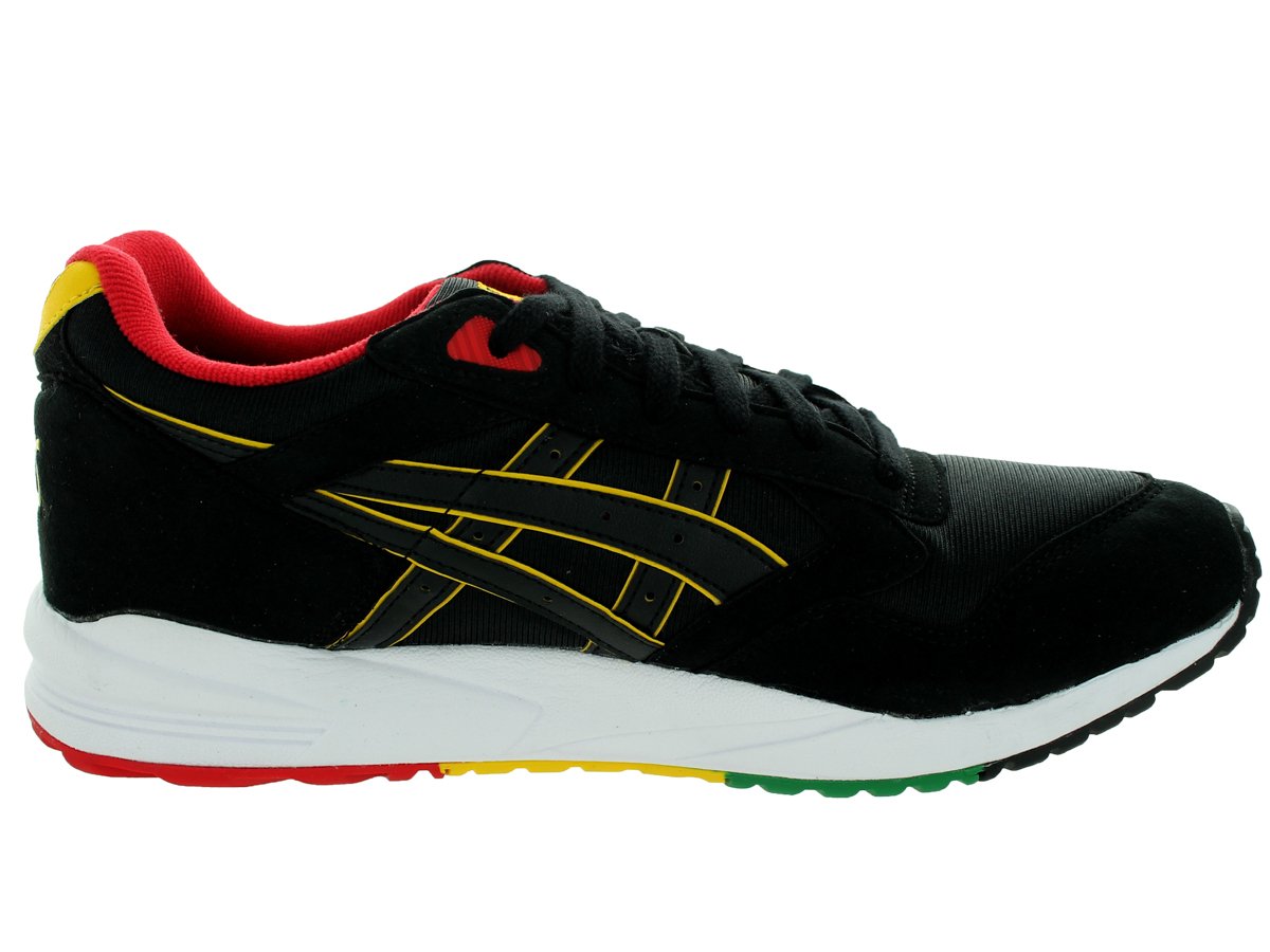 ASICS Gel-Saga Running Shoes for Men - Lightweight Cushioned Sneakers (Rasta Pack) - Perfect for Jogging, Gym Workouts & Casual Wear