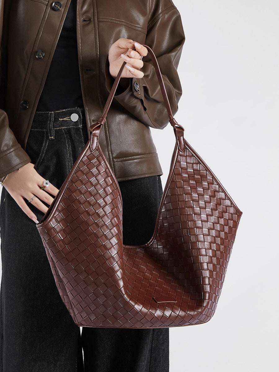 Stylish Commuter Handwoven Shoulder Bag for Women & Men - Eco-Friendly Cotton Crossbody Purse - Perfect for Work, Travel & Daily Use
