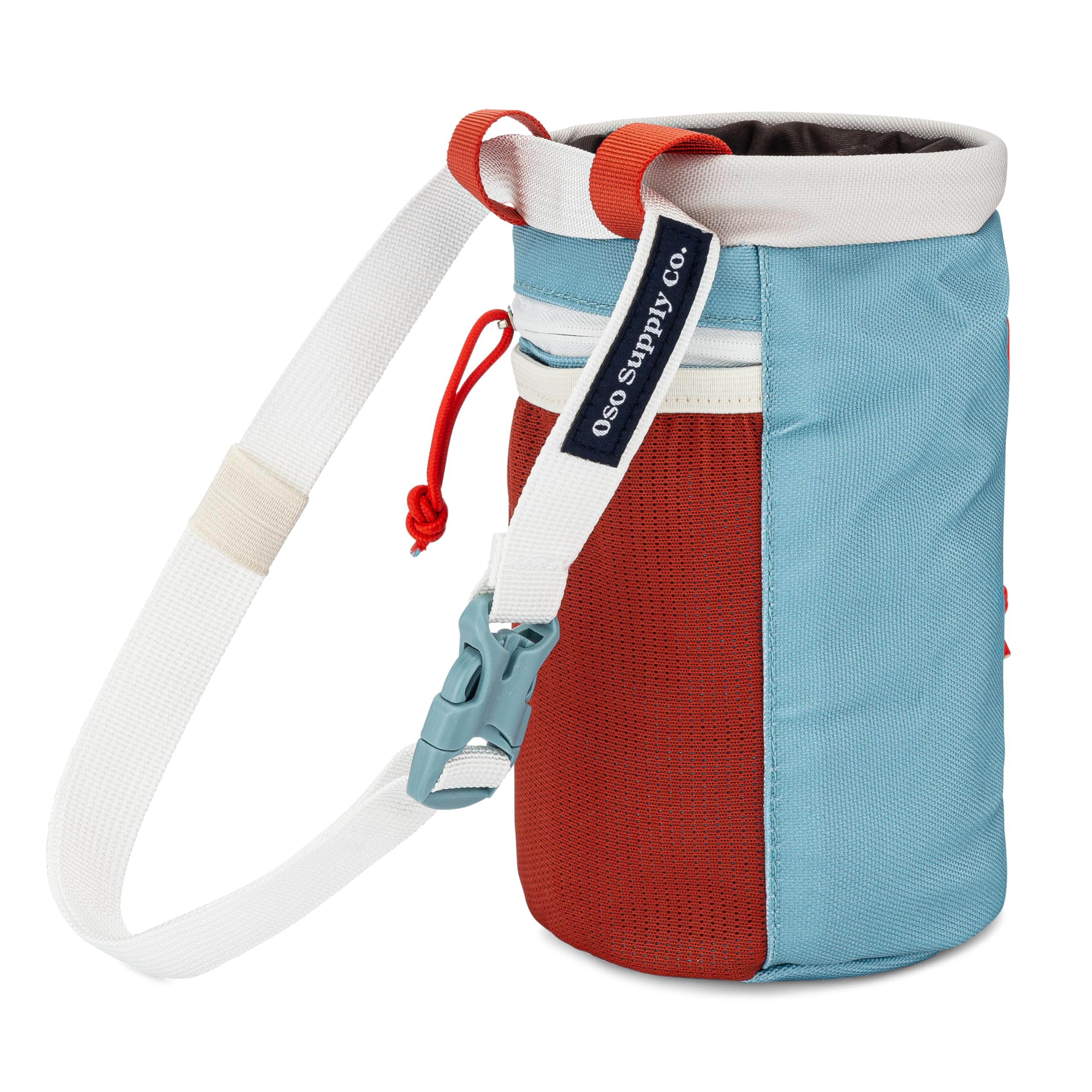 Premium Rock Climbing Chalk Bag with Quick-Clip Belt & Zippered Pockets - Durable Bouldering Chalk Bucket for Indoor/Outdoor Climbing Gyms & Natural Rock Faces - Ideal for Sport Climbing, Training & Competitions