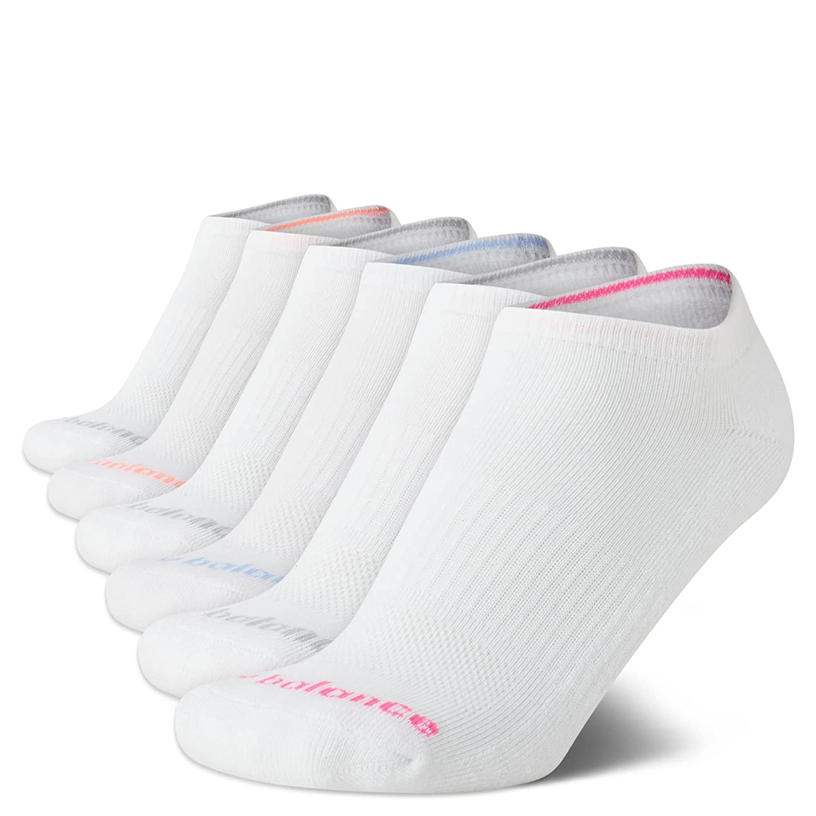New Balance Women's Performance Low Cut Socks - 6 Pairs Pack for Running, Gym & Everyday Comfort
