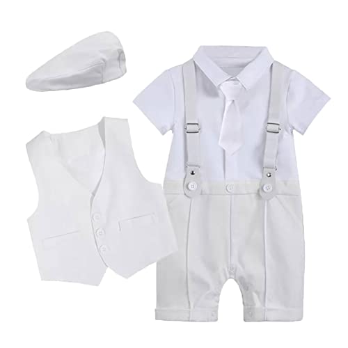 White - Short Sleeve Necktie