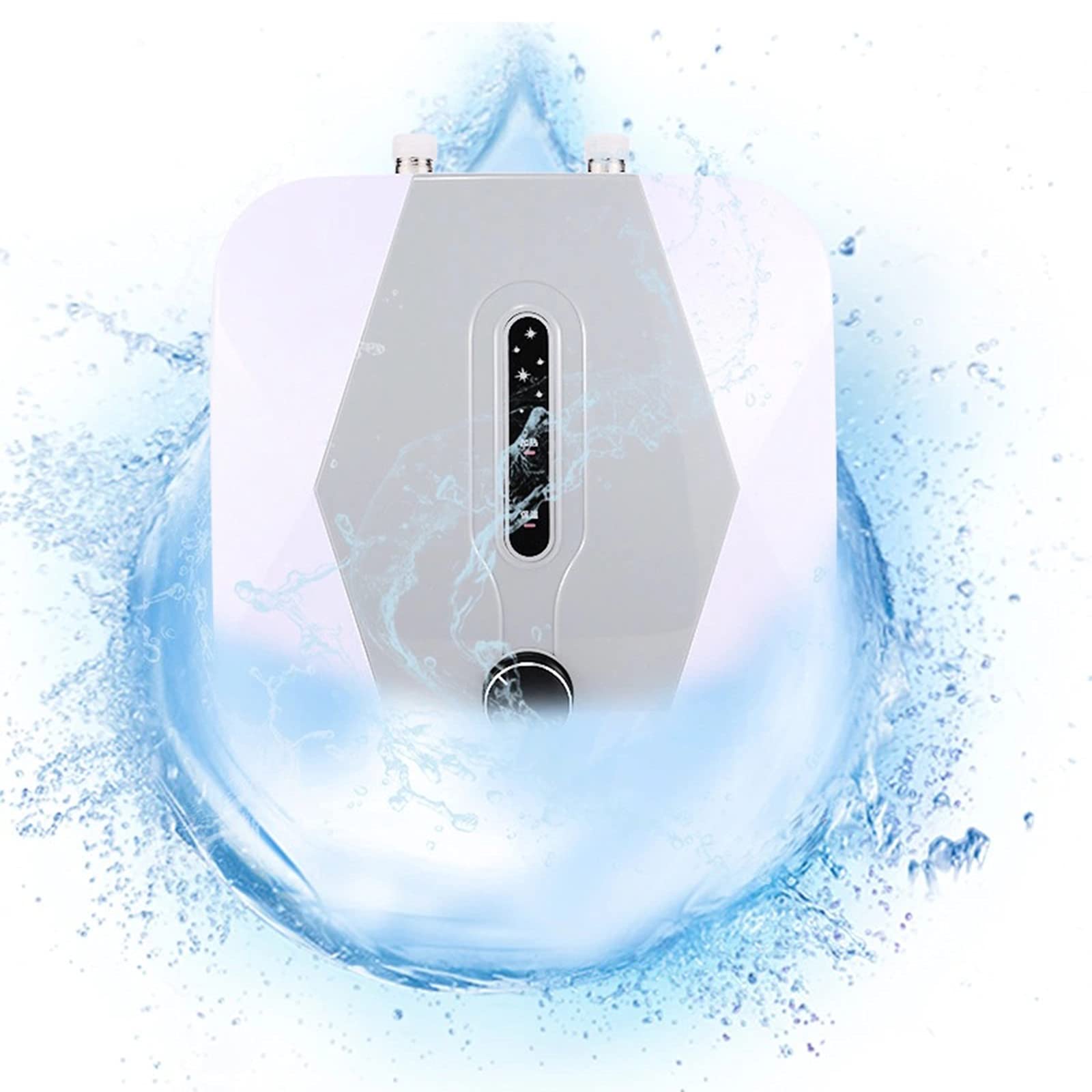 8L Electric Mini-Tank Water Heater 110V 1500W, Instant Hot Water Dispenser for Kitchen Sink, IPX4 Waterproof, White - Perfect for Hand Washing, Dish Cleaning & Small Household Hot Water Needs