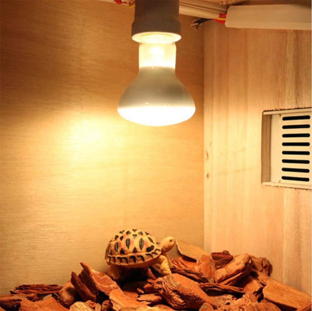 50W Basking Spot Heat Lamp Bulbs for Reptiles - 110V Mercury Vapor Bulbs, Soft White Poly Sand Light Dome Bulb for Tortoise, Lizard & Amphibian Habitat - 2 Pack - Ideal for Terrariums, Vivariums & Reptile Enclosures