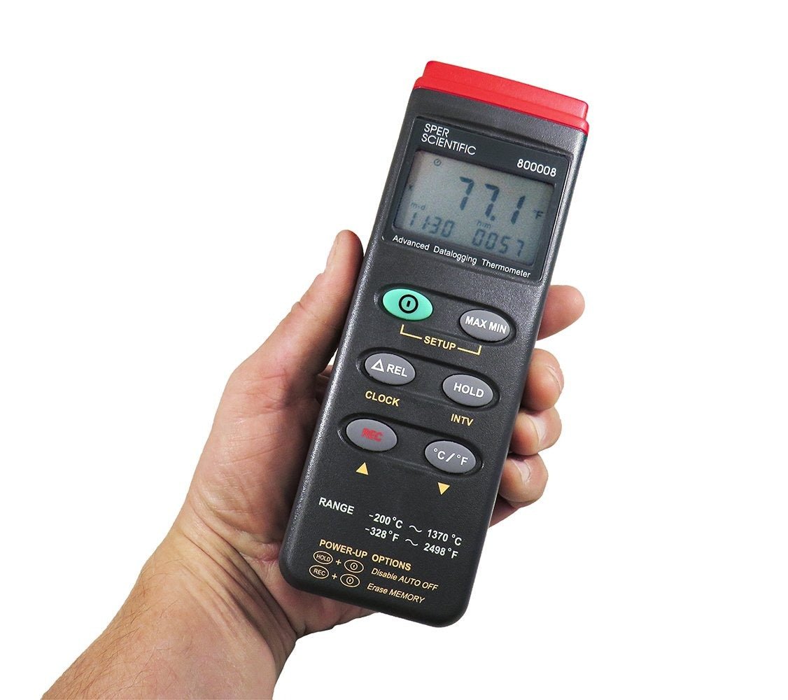 High Precision Advanced Thermocouple Data Logger - Temperature Measurement Device for Industrial, HVAC & Laboratory Use