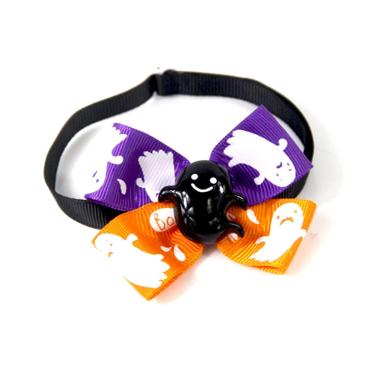 Kisangel 3-Pack Adjustable Dog Collars for Medium Dogs - Bowknot Collar with 20 Halloween Accessories | Perfect for Pet Costume Parties & Holiday Dress Up