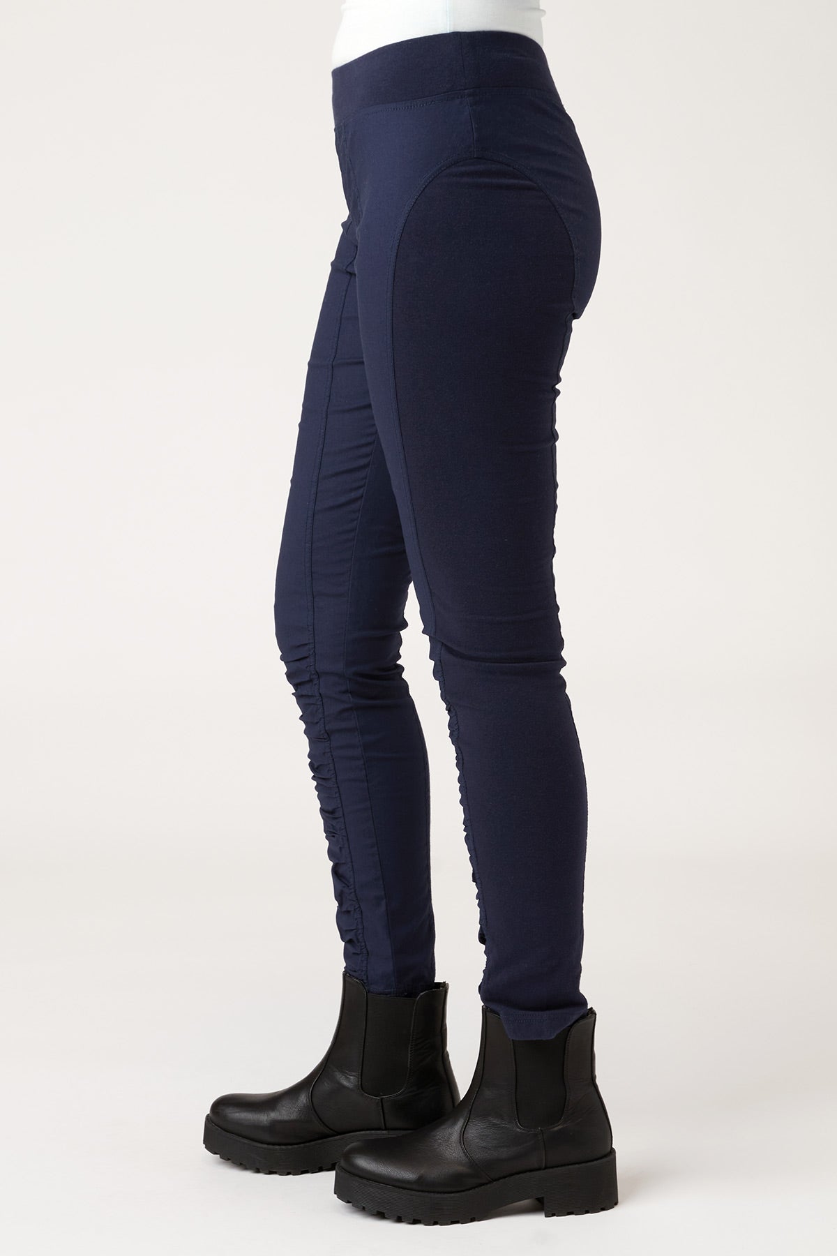 Alexa High Waist Yoga Leggings for Women - Navy Blue Workout Tights - Perfect for Running, Gym & Lounge Wear