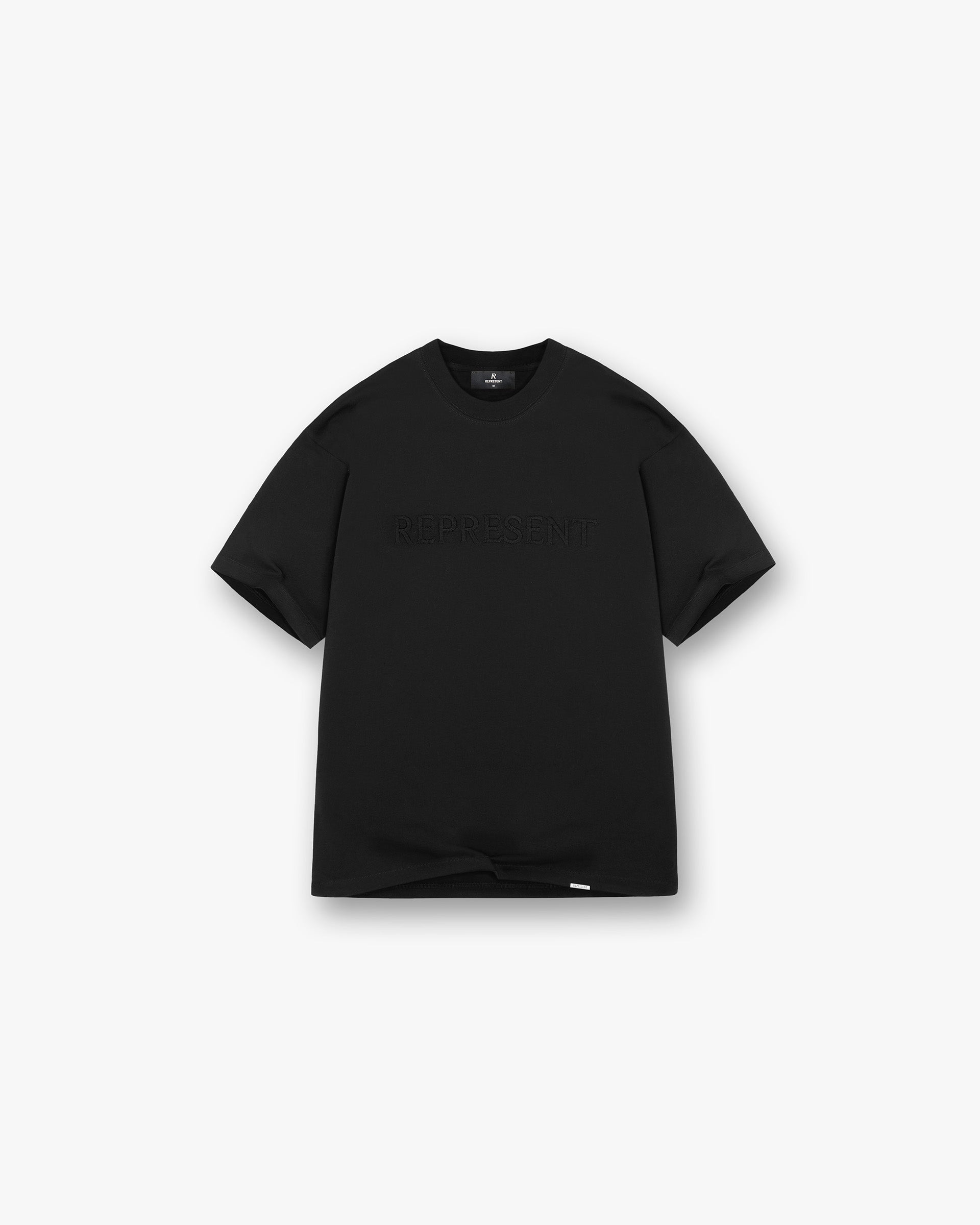 Serif Logo T-Shirt in Jet Black - Stylish Graphic Tee for Casual Wear & Everyday Outfits