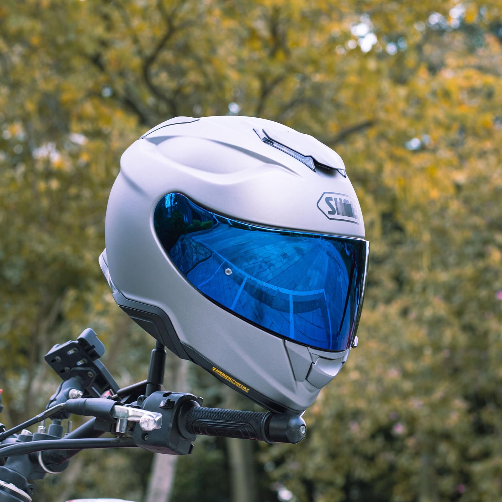 Soman GT Air 2 Visor Shield Replacement - Compatible with GT Air, GT Air 2, Neotec, CNS-1, TC-5, TC-9 Motorcycle Helmets (Blue) - Durable Face Shield for Enhanced Visibility & UV Protection - Perfect for Riding, Racing & Outdoor Adventures