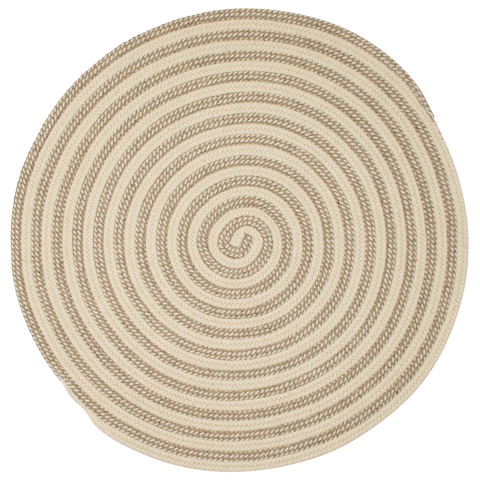 5' x 5' Natural Woodland Round Area Rug - Soft Boho Chic Floor Mat for Living Room, Bedroom, Nursery & Home Decor
