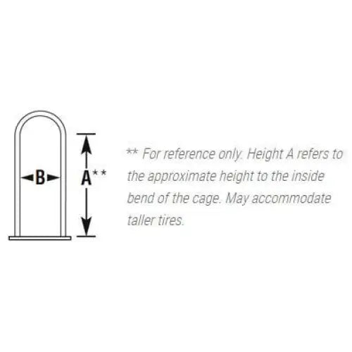 Ken Tool T105 Heavy Duty 5 Bar Tire Inflation Cage - Safety Tire Bead Blaster for Truck & Tractor Tires - Perfect for Auto Shops & Farm Use
