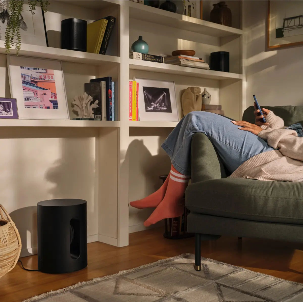 Sonos Sub Mini Wireless Subwoofer - Compact Bass for Home Theater & Music | Perfect for Small Rooms, Apartments & Gaming Setups