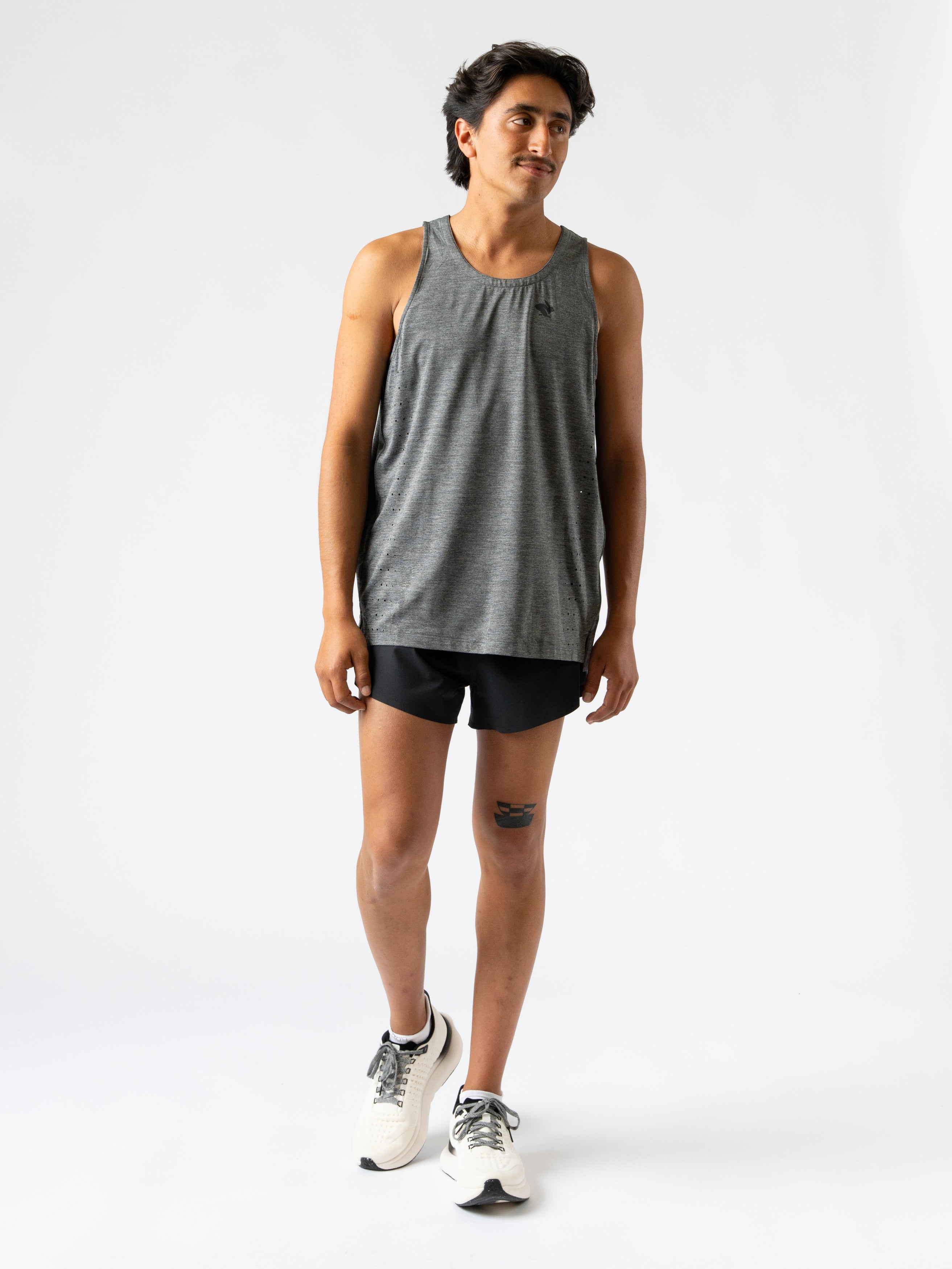Race Pace Tank Top for Men - Lightweight, Breathable Running Shirt - Perfect for Gym, Workouts & Outdoor Activities