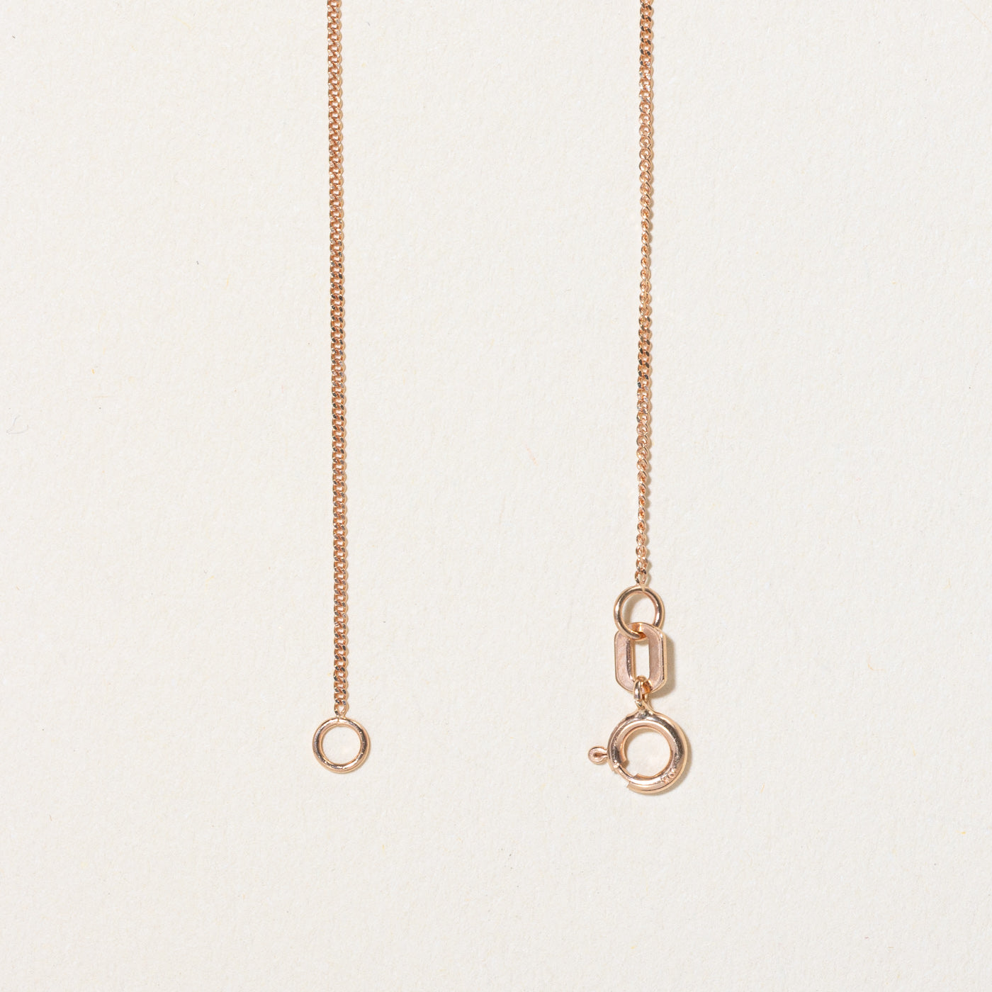 10K Rose Gold Curb Link Chain Necklace 18 Inch - Elegant Layering Jewelry for Women, Perfect for Everyday Wear, Gift Giving & Special Occasions