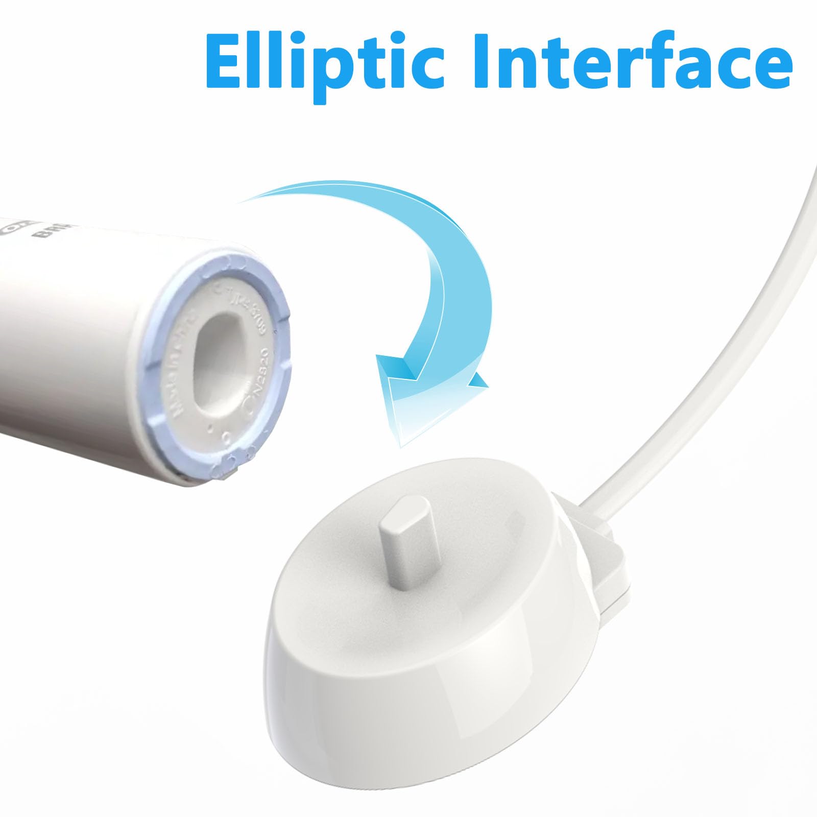 Oral B Electric Toothbrush Replacement Charger Base - Compatible with Pro 1000 2000 2500 3000 3709 3728 3757 5000 7000 7500 Genius & IO Series 3 4 5 6 - Inductive Power Cord for Home Travel & Bathroom Use