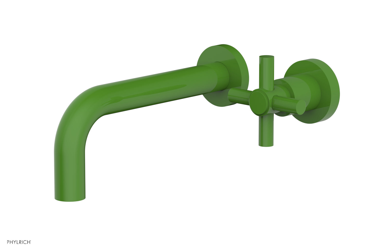 D131-15 Single Handle Wall Mount Lavatory Faucet Set - Cross Handle Design for Bathroom Sink, Perfect for Modern Home & Commercial Use