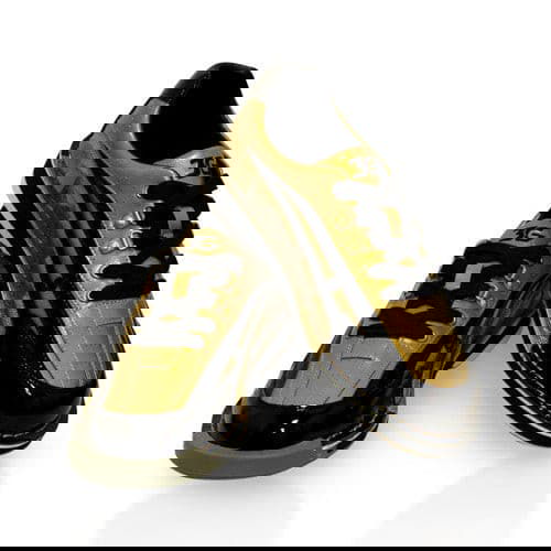 3G Men's Belmo Tour S Gold/Black Right Hand Bowling Shoes - Professional Performance for League Play & Tournament Bowling