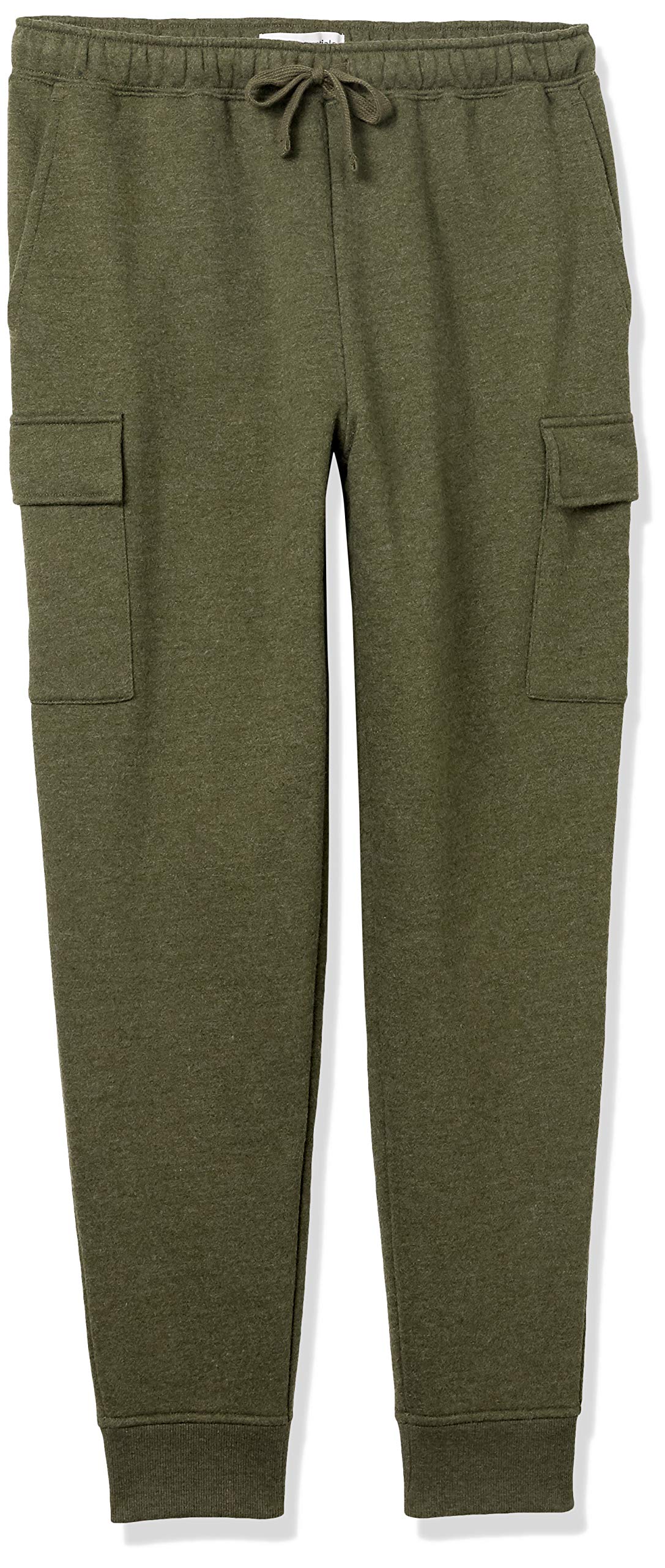 Amazon Essentials Men's Fleece Cargo Jogger Sweatpants - Comfortable Casual & Workout Pants for Lounge, Gym, and Outdoor Activities