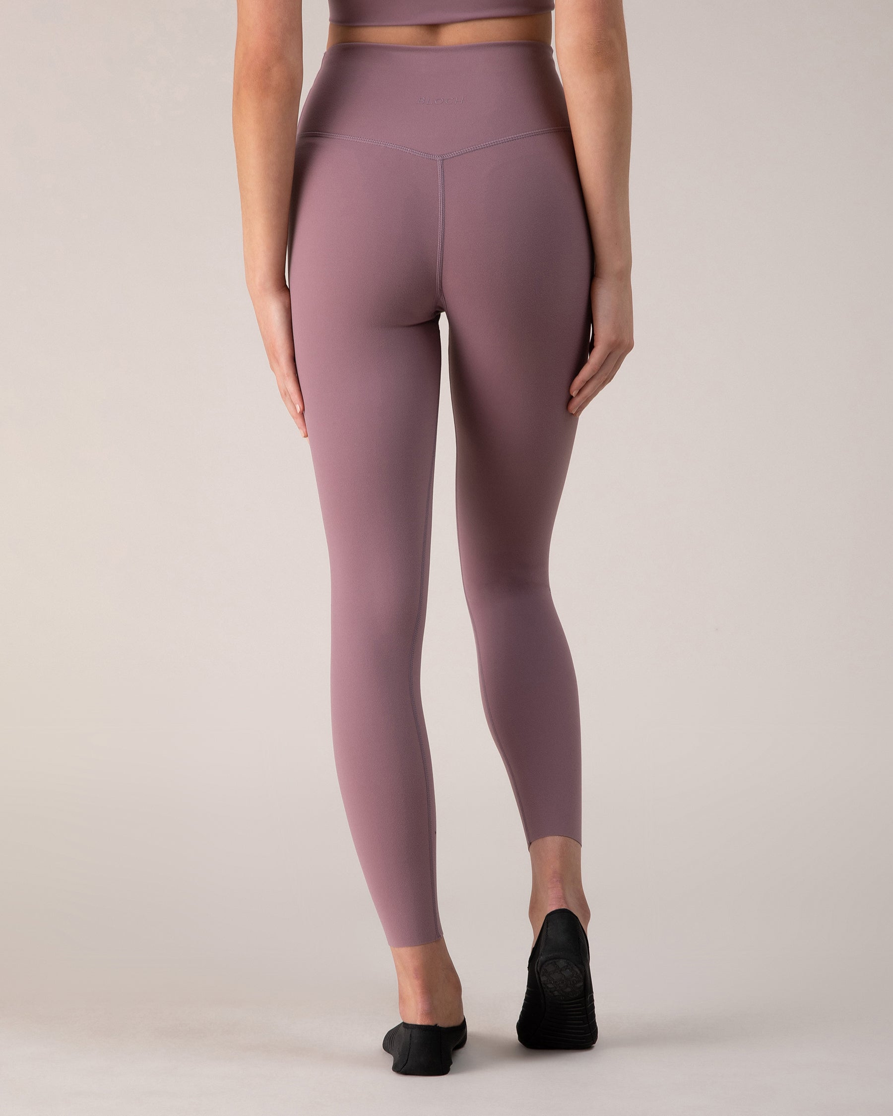 BLOCH Women's 7/8 High-Waist Yoga Leggings - Stretchy Workout Pants for Pilates, Gym & Lounge Wear