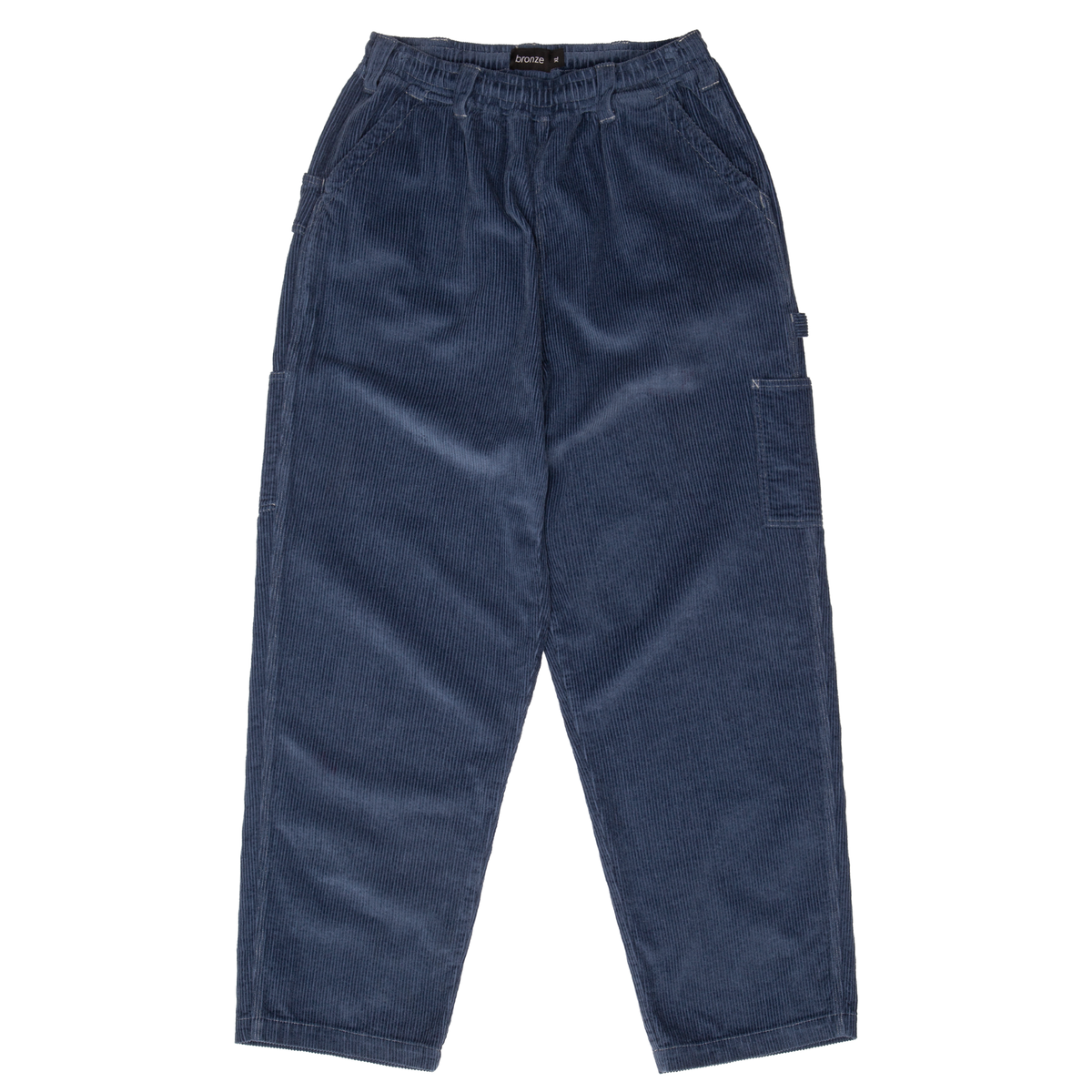 Bronze 56k Corduroy Relaxed Fit Pants for Men - Navy Blue Casual Comfort Pants | Perfect for Everyday Wear, Lounge & Street Style