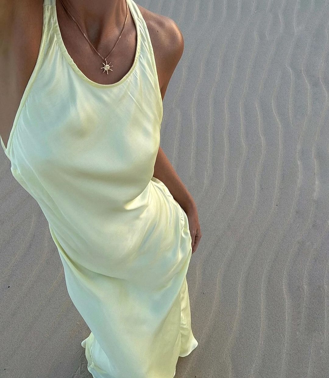 Elegant Backless Yellow Satin Long Prom Dress for Women - Perfect for Birthday Parties, Formal Events & Special Occasions - Style J3638