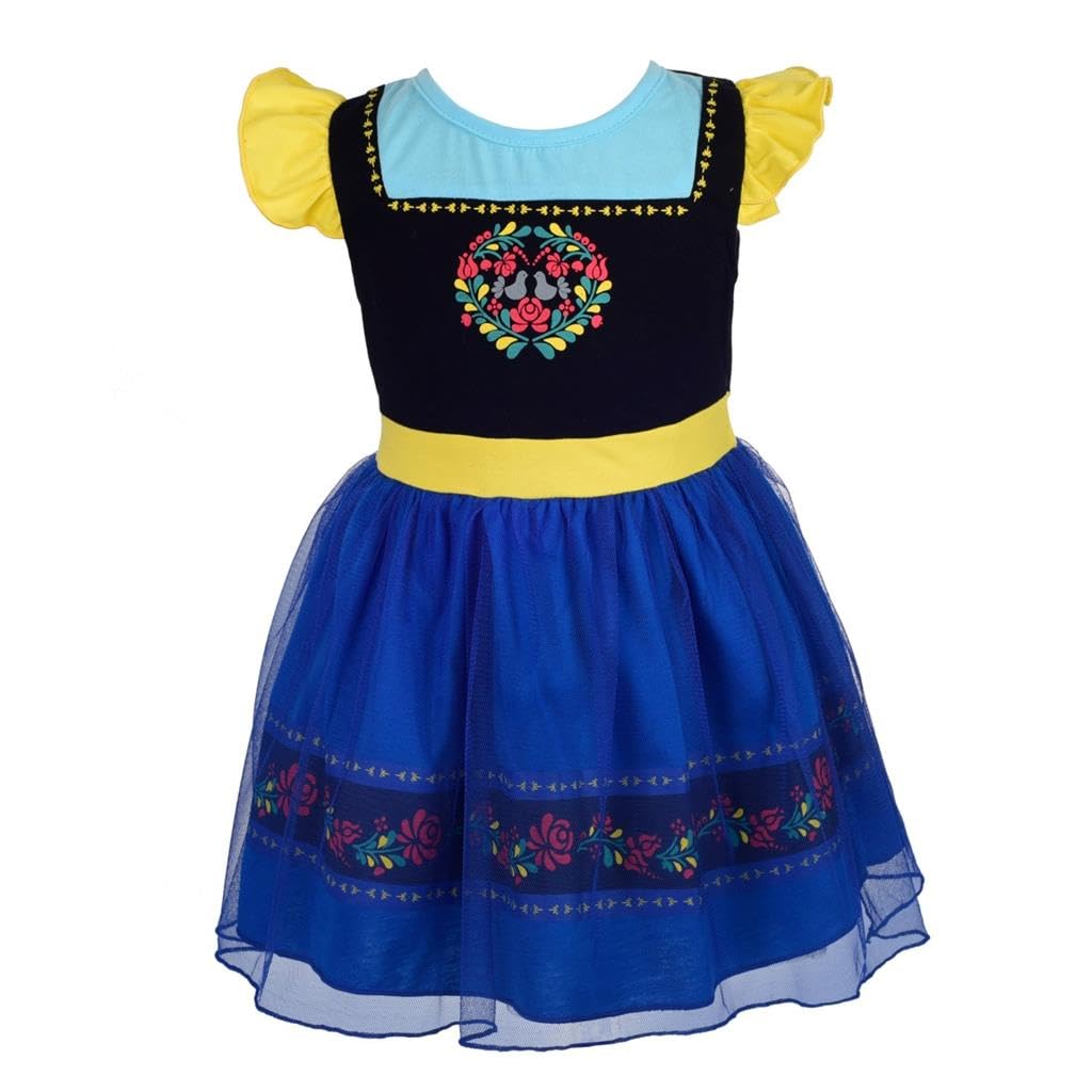 Elegant Daisy Princess Dress - Halloween & Fancy Party Tulle Skirt for Baby & Toddler Girls | Summer Outfit for Birthday, Photo Shoots & Special Occasions