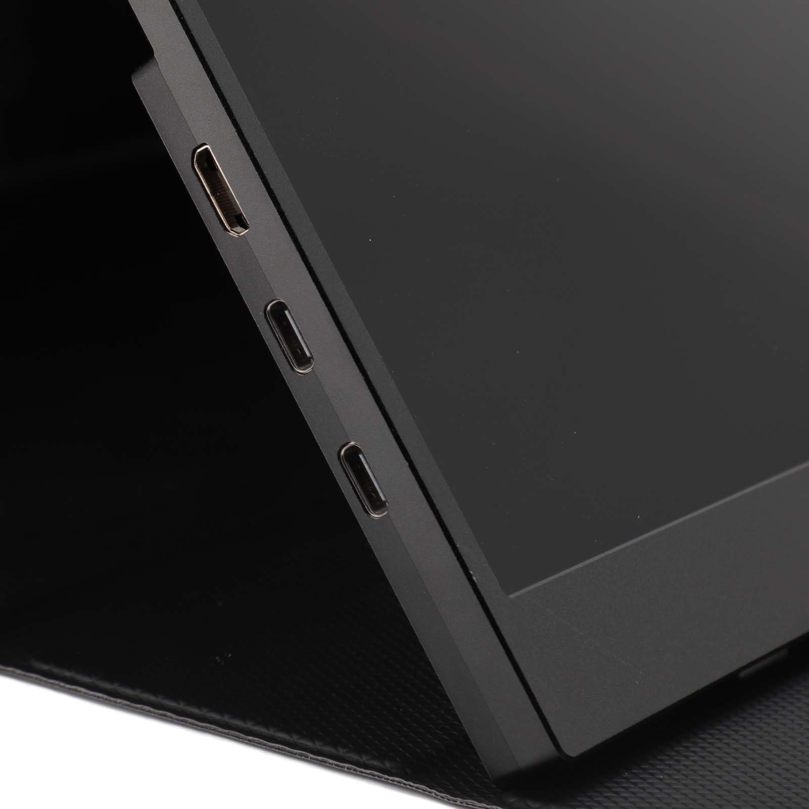 18 Inch Portable Monitor with USB-C, 2.5K 2560x1600P External Second Screen for Laptop - Adjustable Stand & VESA Mount - Perfect for Work Meetings, Business Travel & Home Office Setup