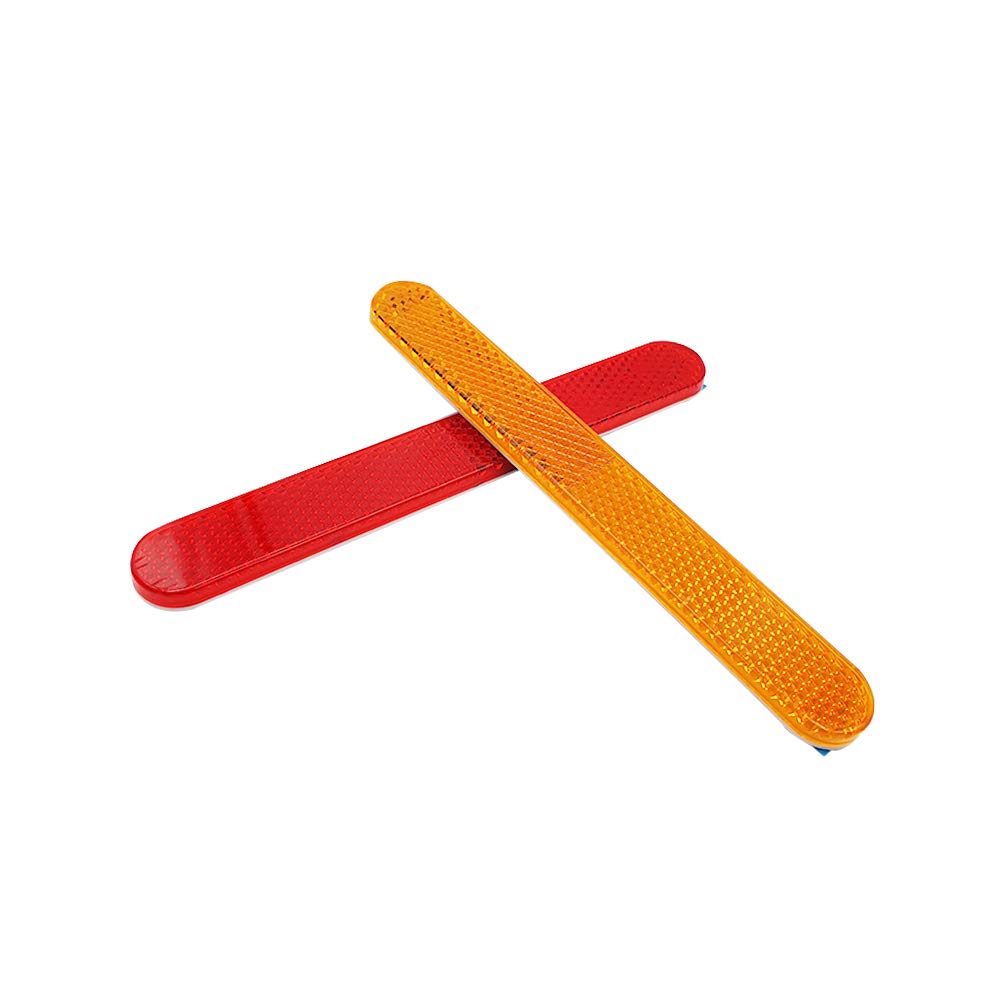 Adhesive Safety Reflectors for Mailboxes, Bikes & Cars - Quick Mount