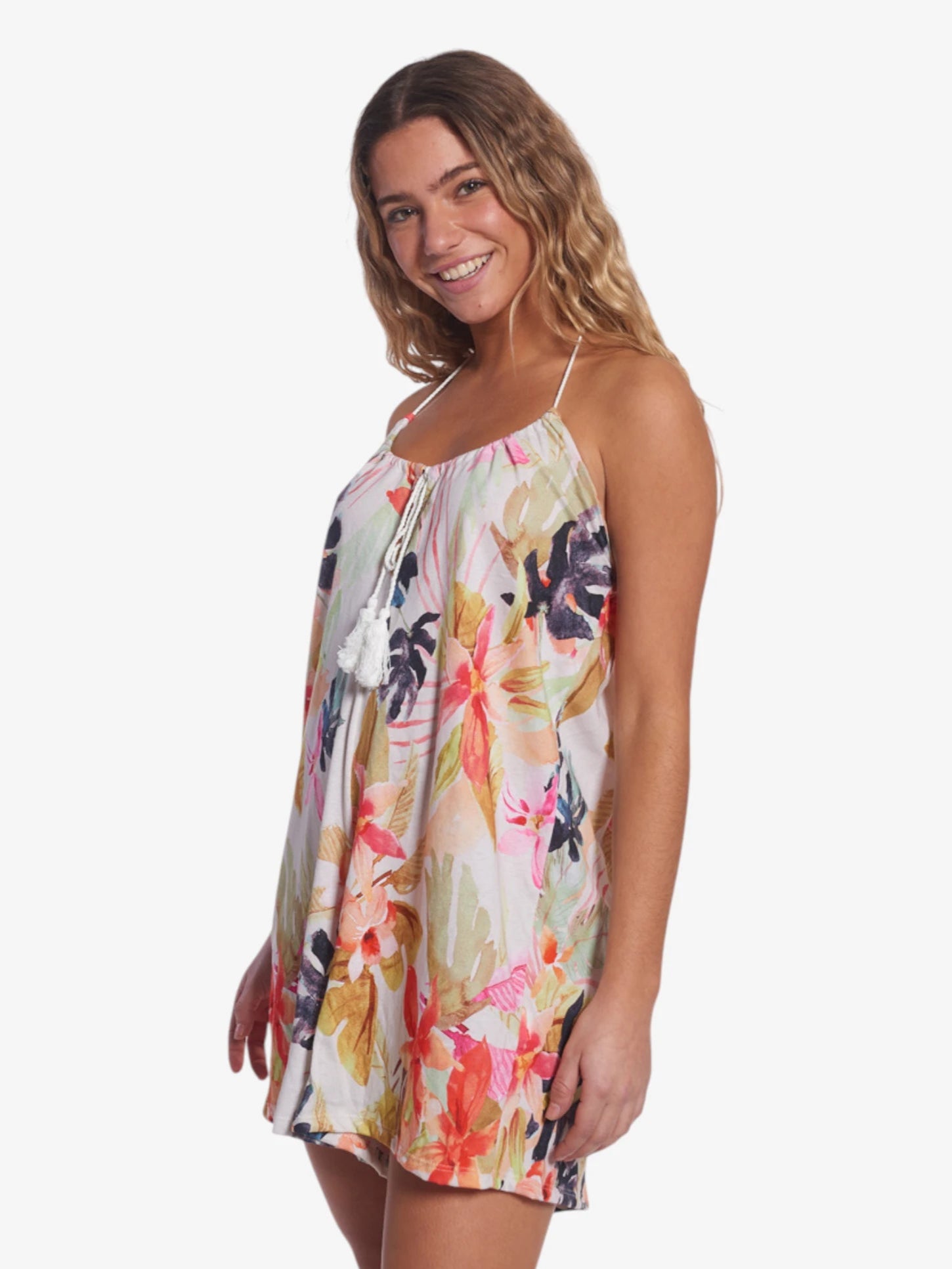 Rip Curl Women's Mono Caliope White Print Bikini Top - Surf, Swim & Beachwear for Summer Vacations