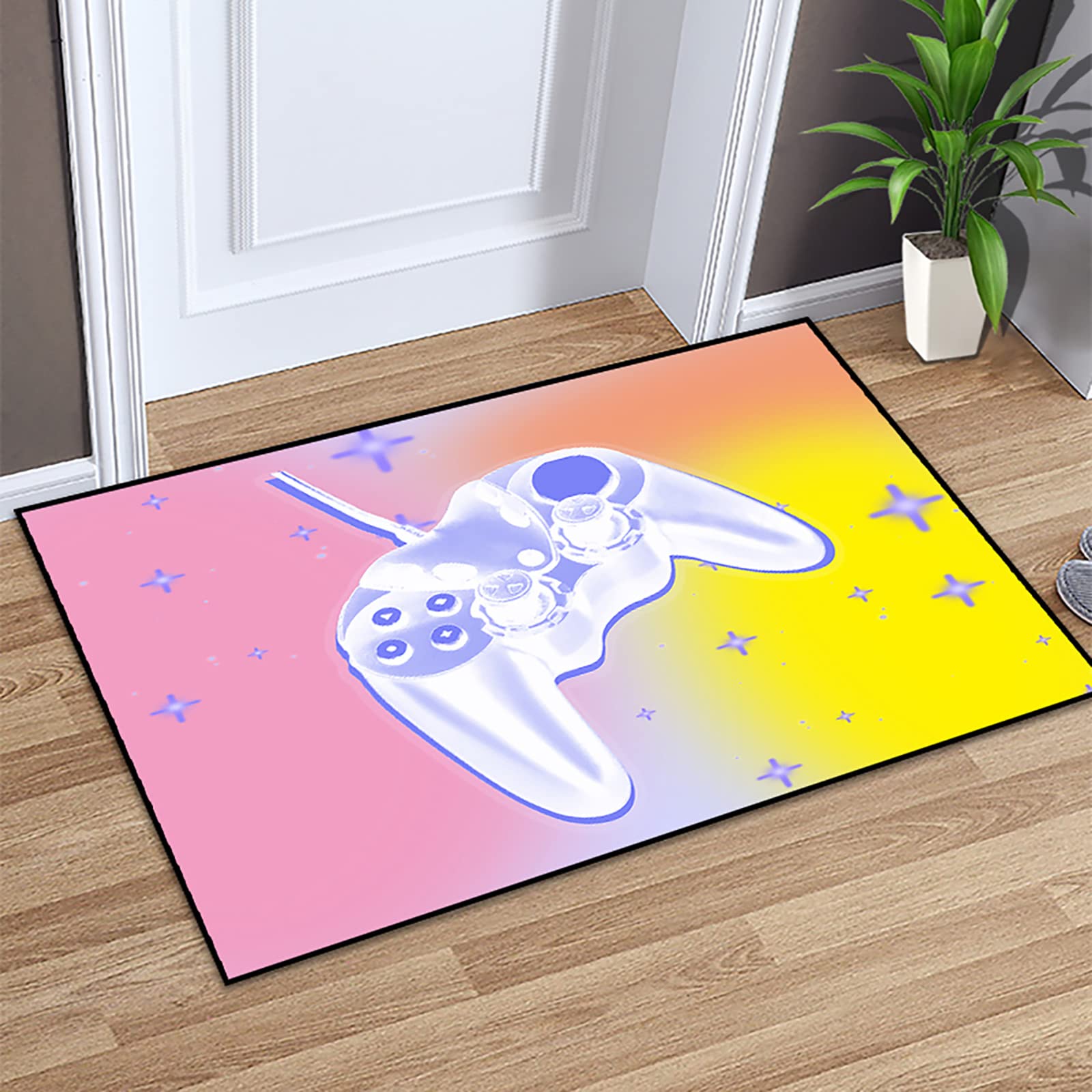 3D Video Game Controller Rug - Soft Gaming Carpet for Boys & Teens - 35