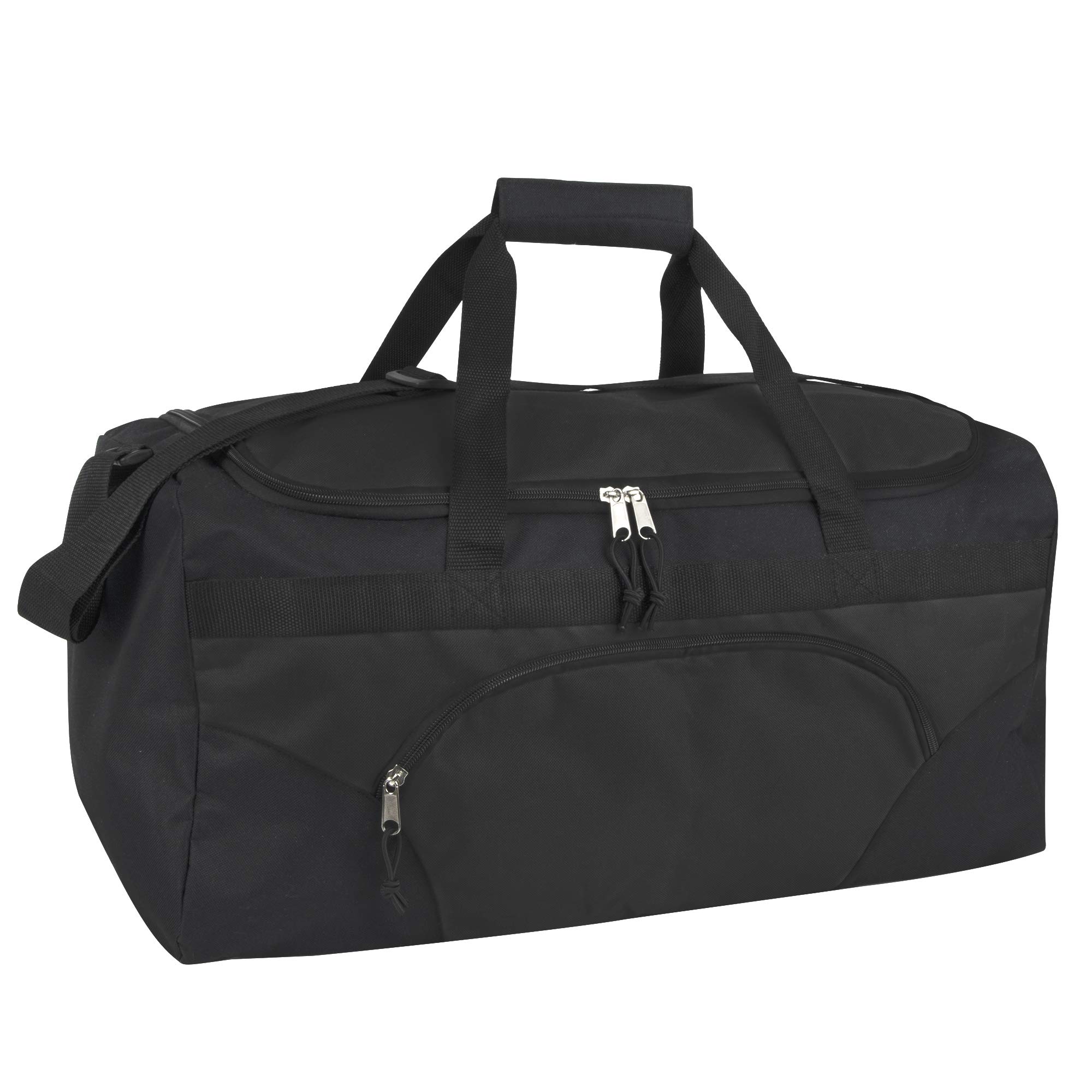 40L 22 Inch Heavy Duty Duffle Bag for Travel, Gym & Sports - Waterproof & Durable Carryall for Men & Women (Black) - Perfect for Weekend Trips, Workouts & Outdoor Adventures