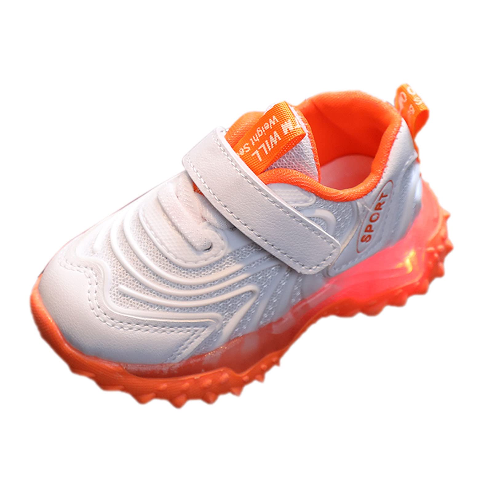 LED Light Up Shoes for Kids - USB Rechargeable Flashing Sneakers, Breathable & Lightweight Glow Shoes with Non-Slip Sole - Perfect for Running, Walking, Nighttime Play & Outdoor Activities